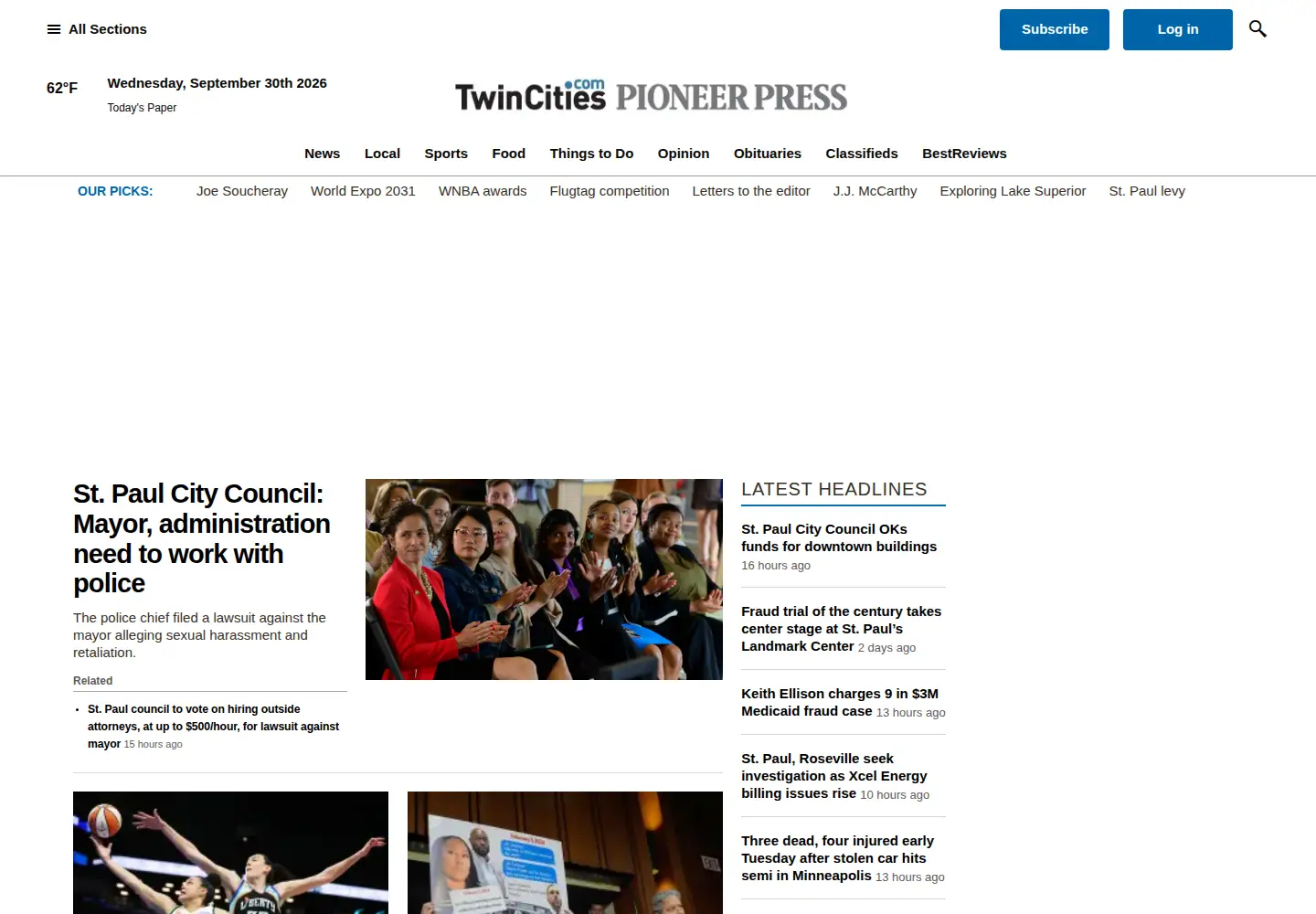 Screenshot of twincities.com
