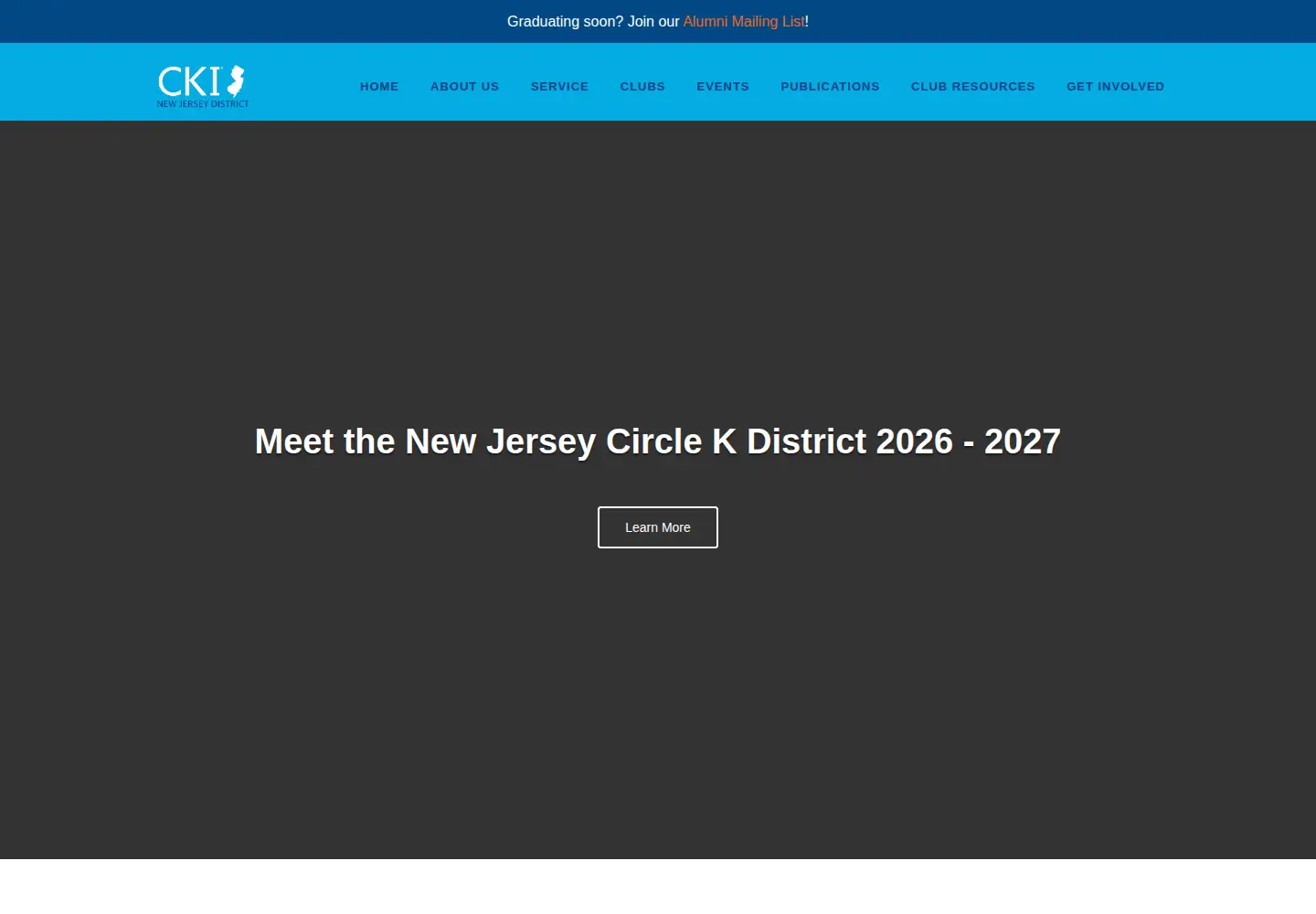 Screenshot of njcirclek.org