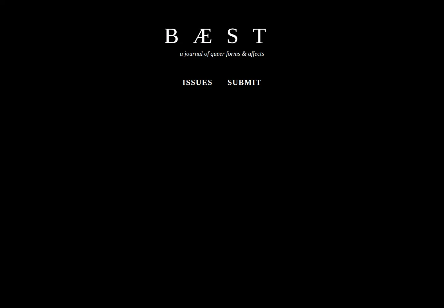 Screenshot of baestjournal.com
