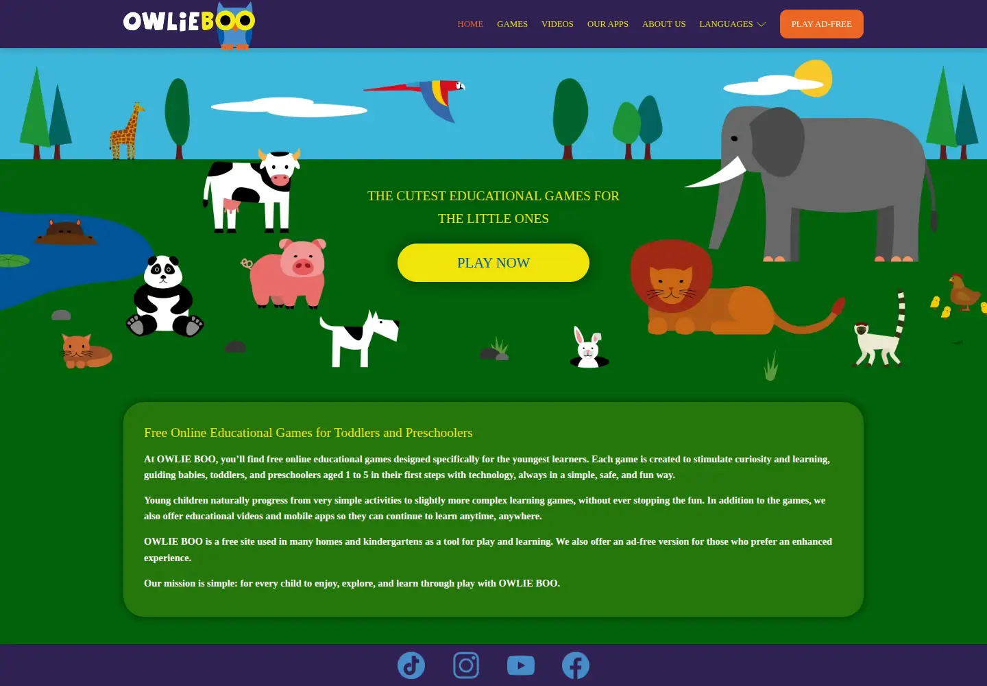 Screenshot of owlieboo.com
