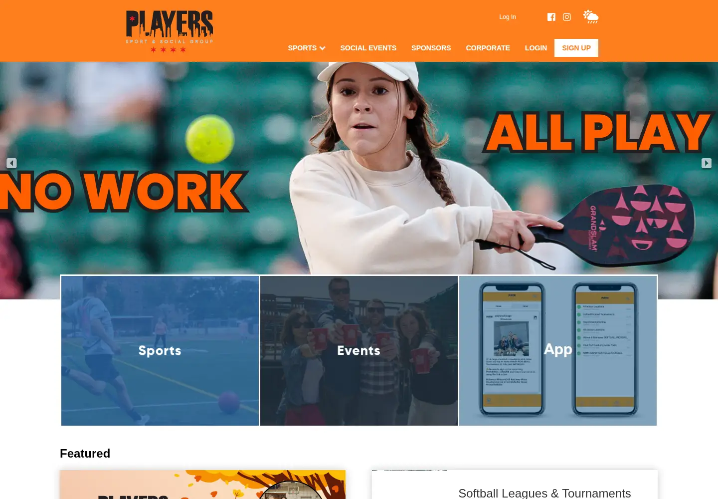 Screenshot of playerssports.net