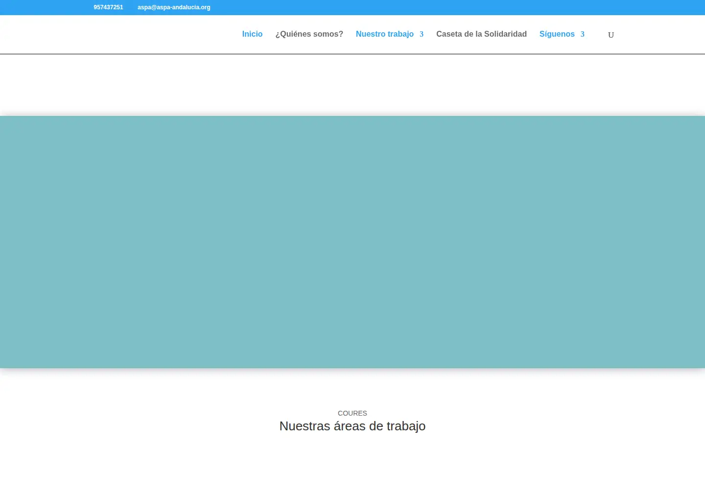 Captured homepage of aspa-andalucia.org in the current scan