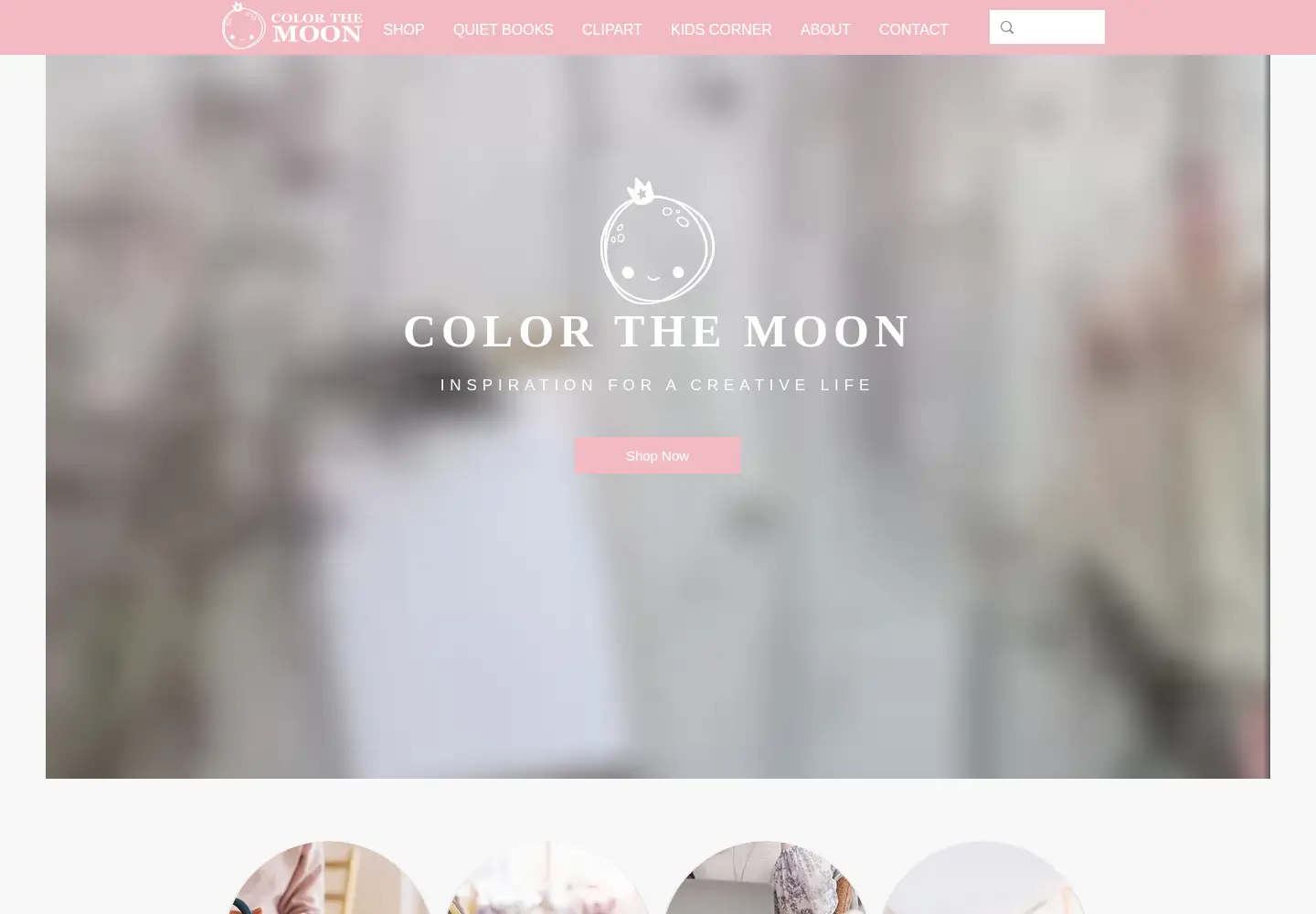 Captured homepage of colorthemoon.com in the current scan