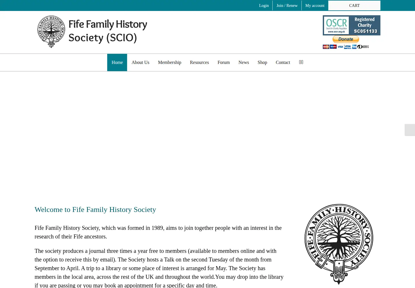 Screenshot of fifefhs.org