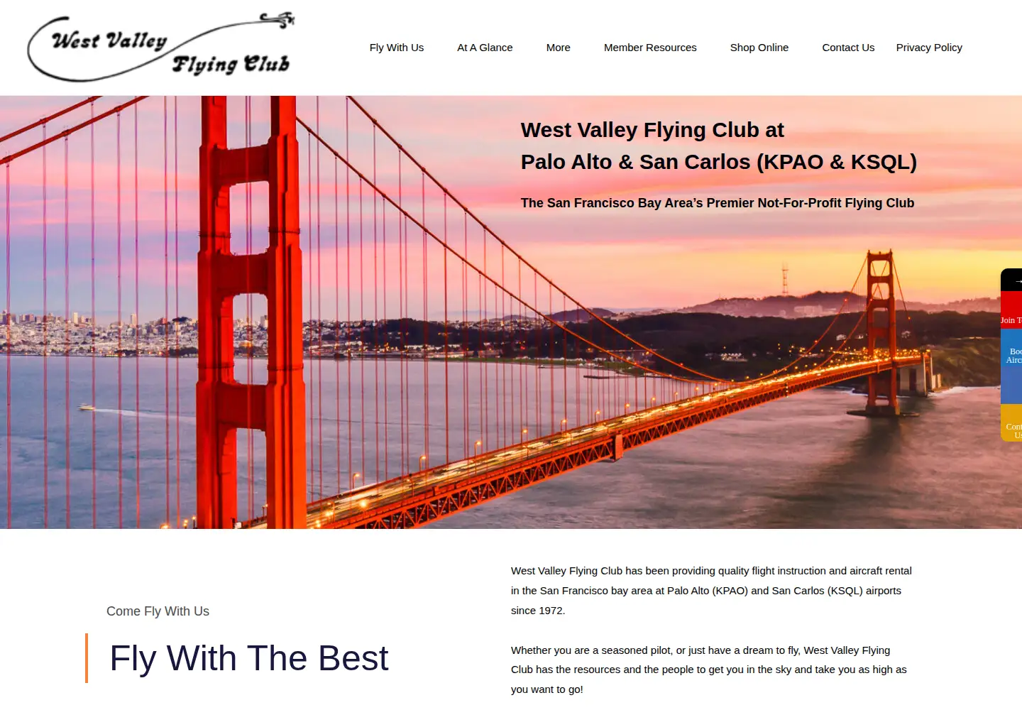 Screenshot of wvfc.org
