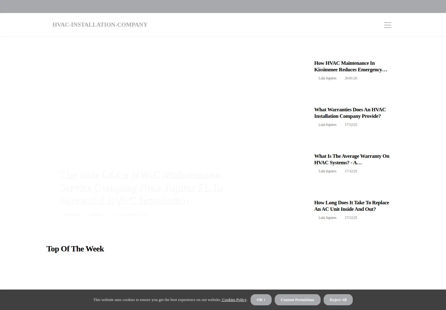 Screenshot of hvac-installation-company.com