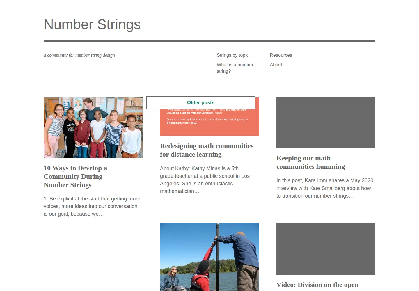 Screenshot of numberstrings.com
