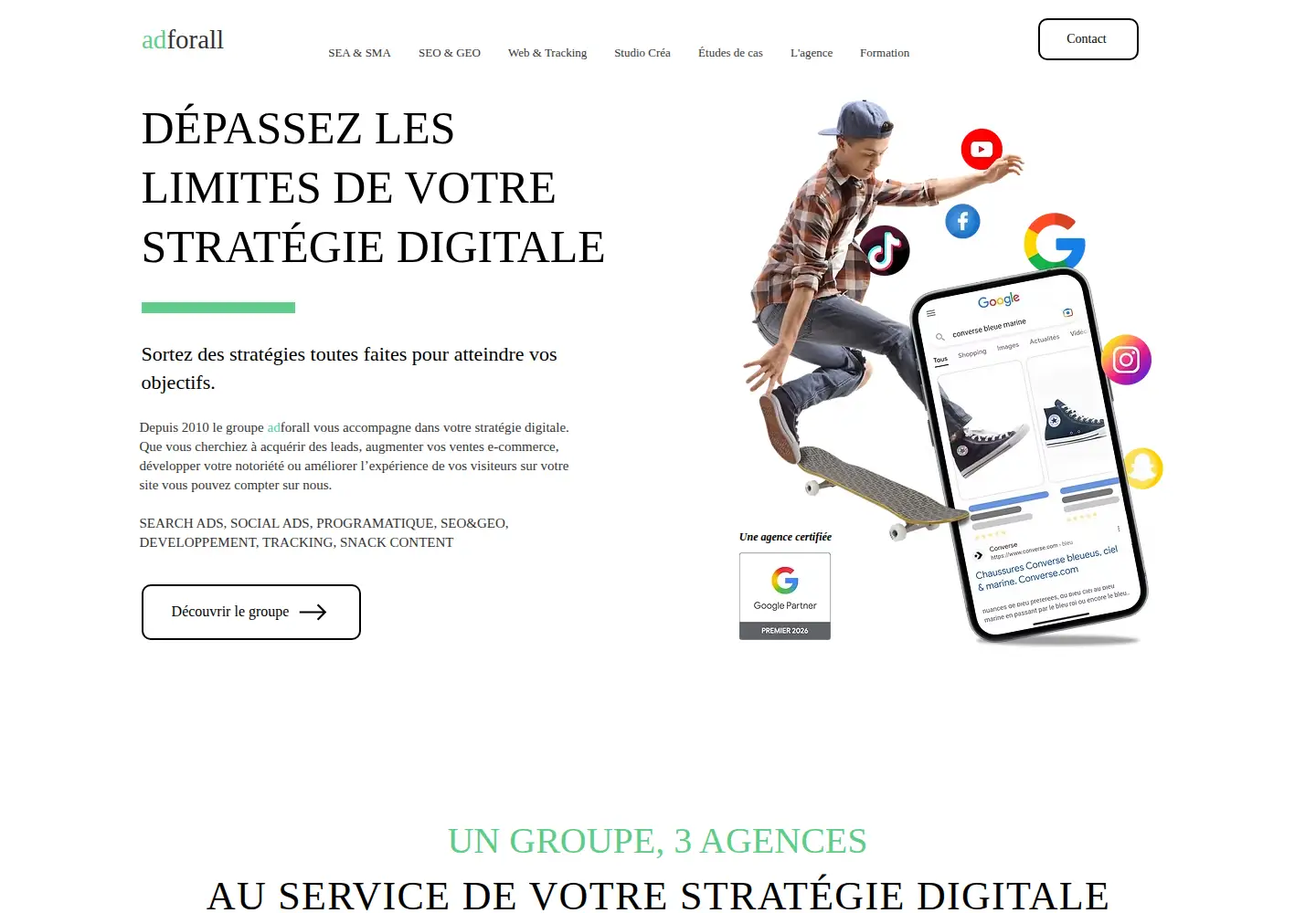 Screenshot of adforall.fr