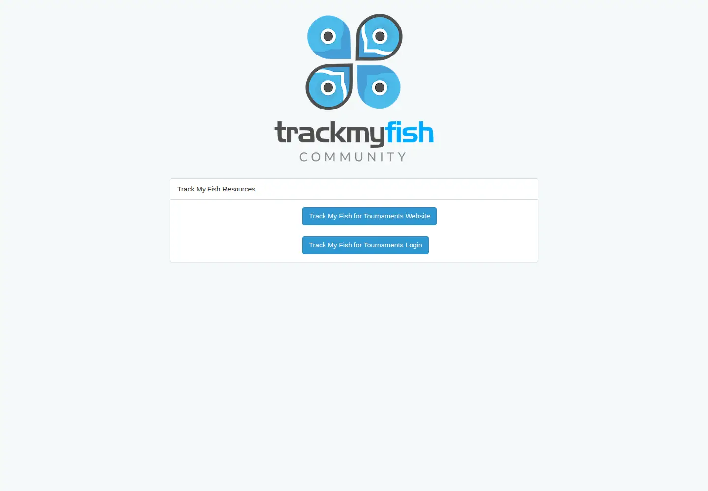 Screenshot of trackmy.fish