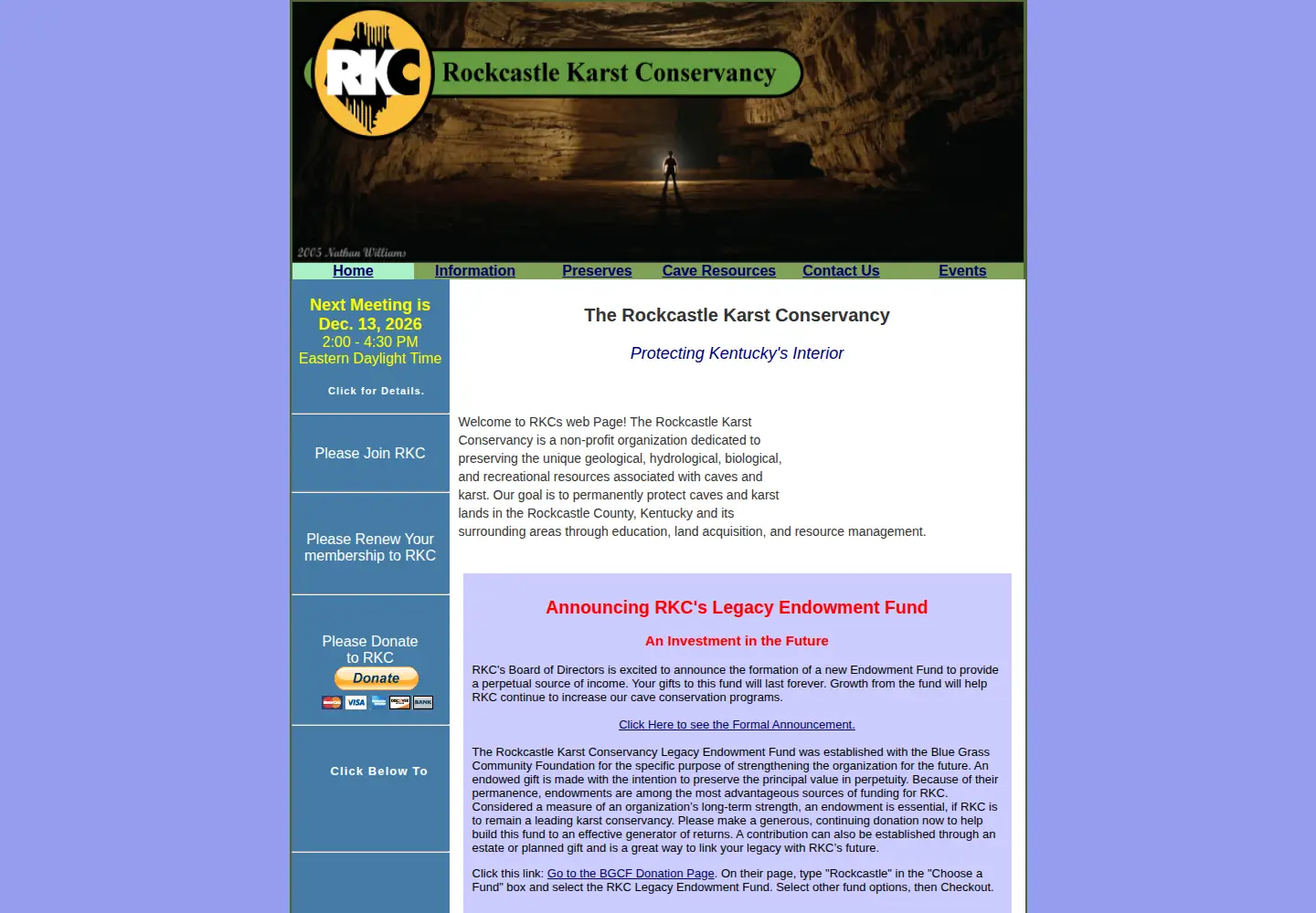 Screenshot of rkci.org
