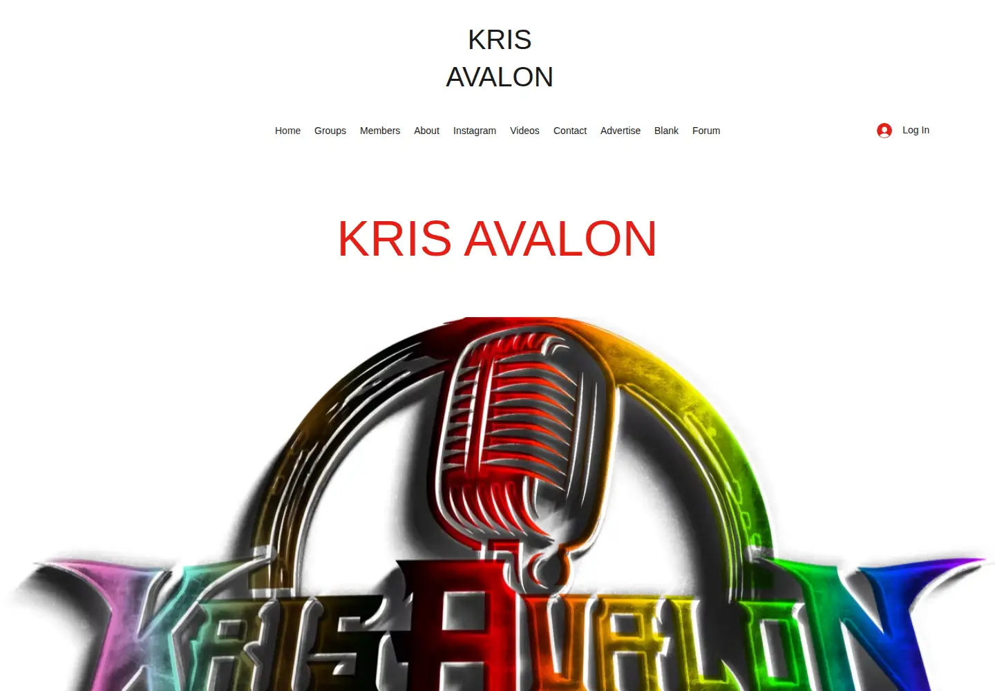 Screenshot of krisavalon.com