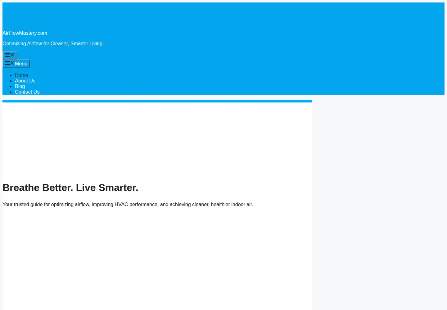 Screenshot of airflowmastery.com