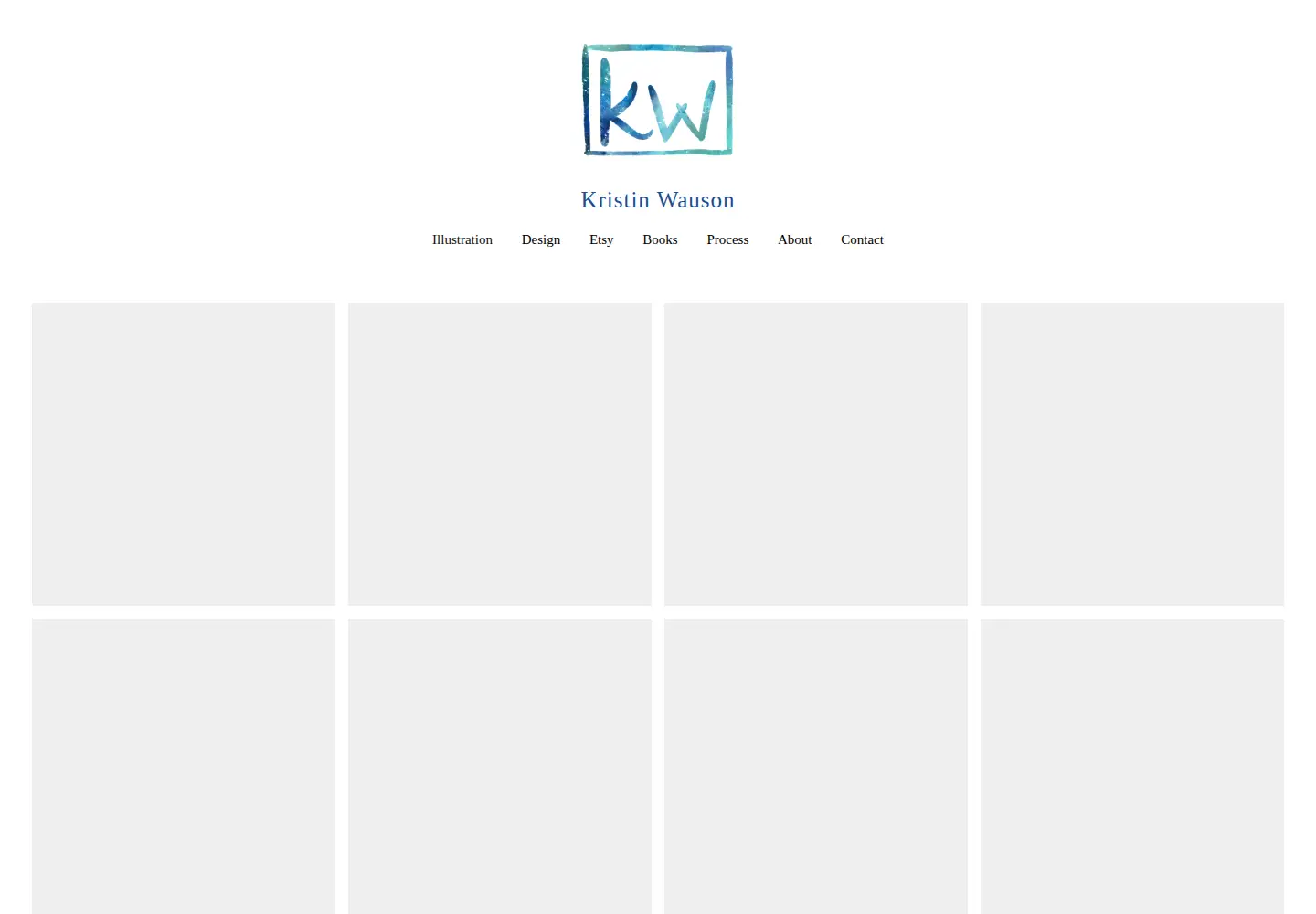 Screenshot of kristinwauson.com