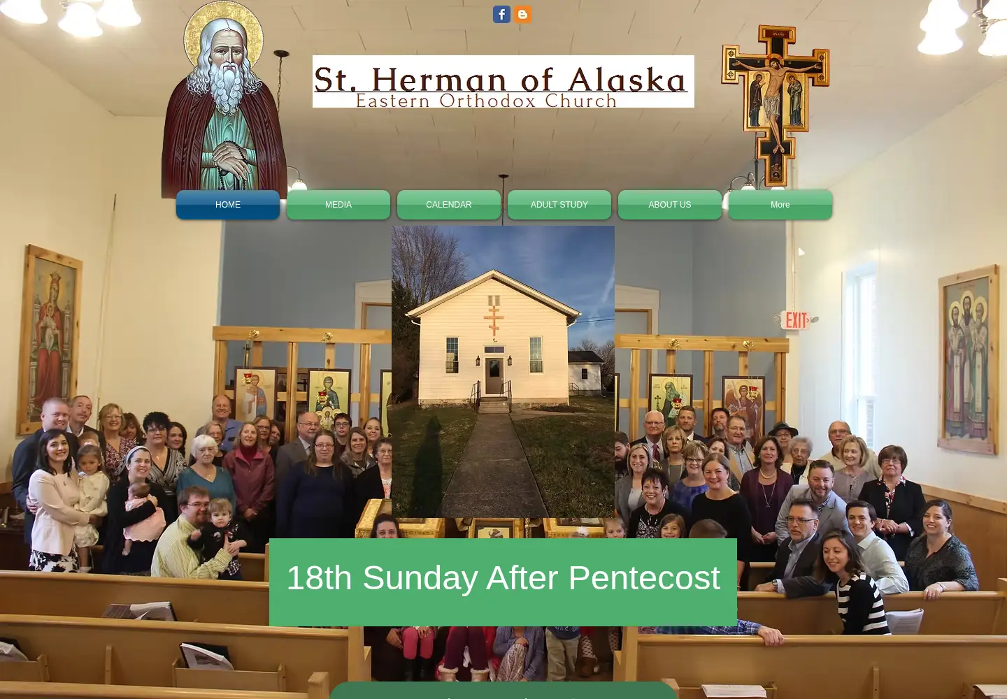 Screenshot of sainthermanchurch.org