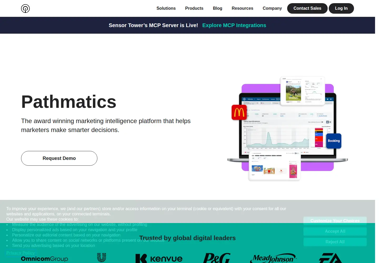 Screenshot of pathmatics.com