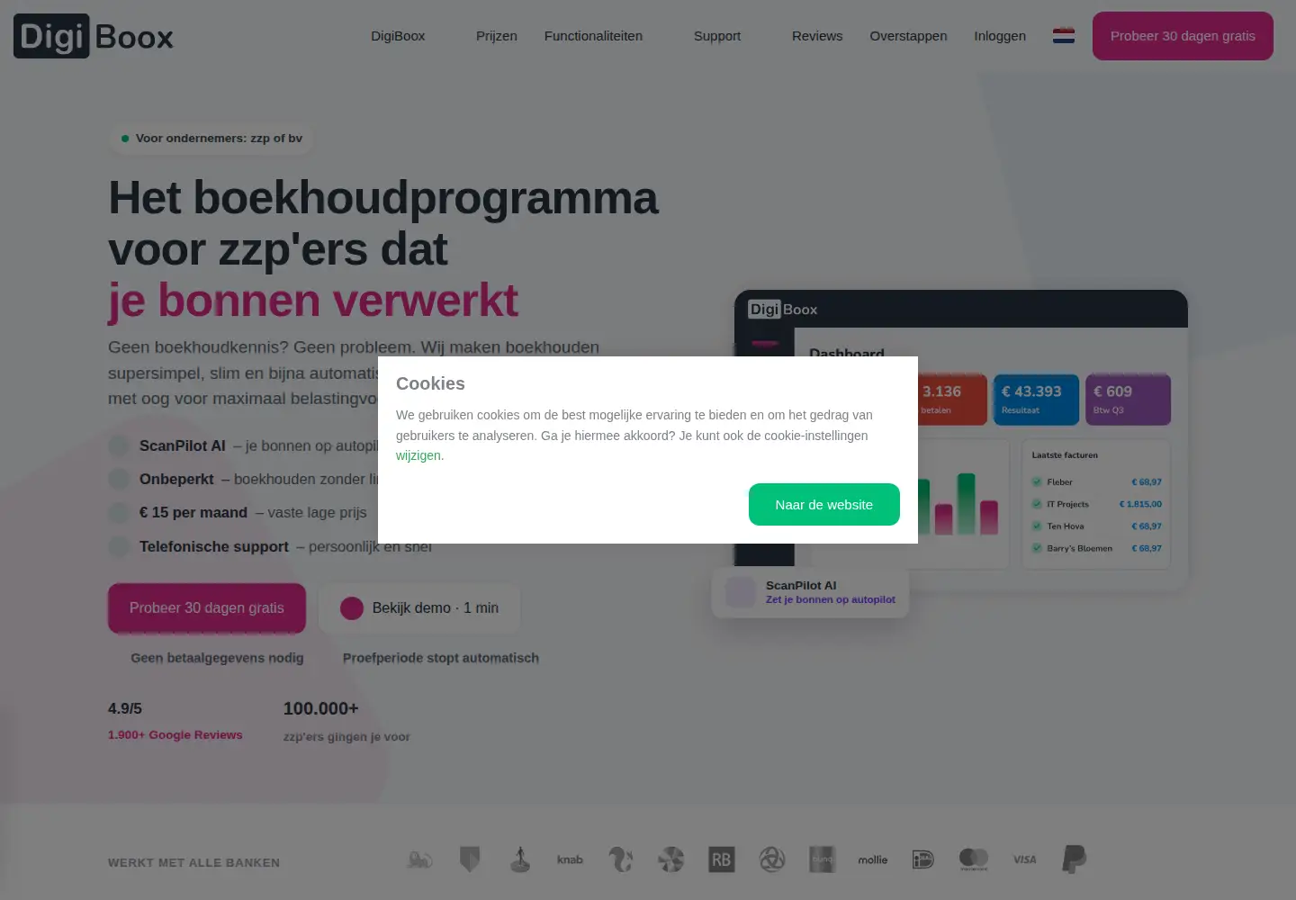 Screenshot of digiboox.app