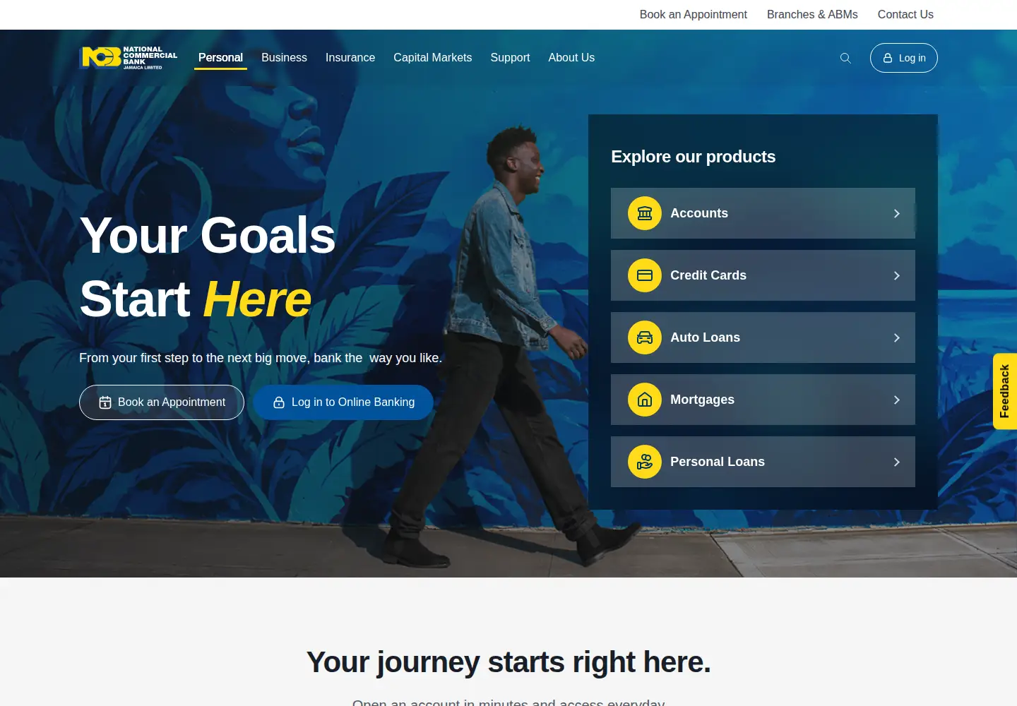 Screenshot of jncb.com
