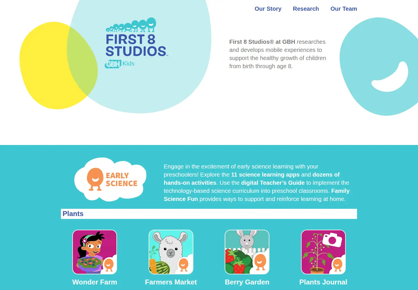 Screenshot of first8studios.org