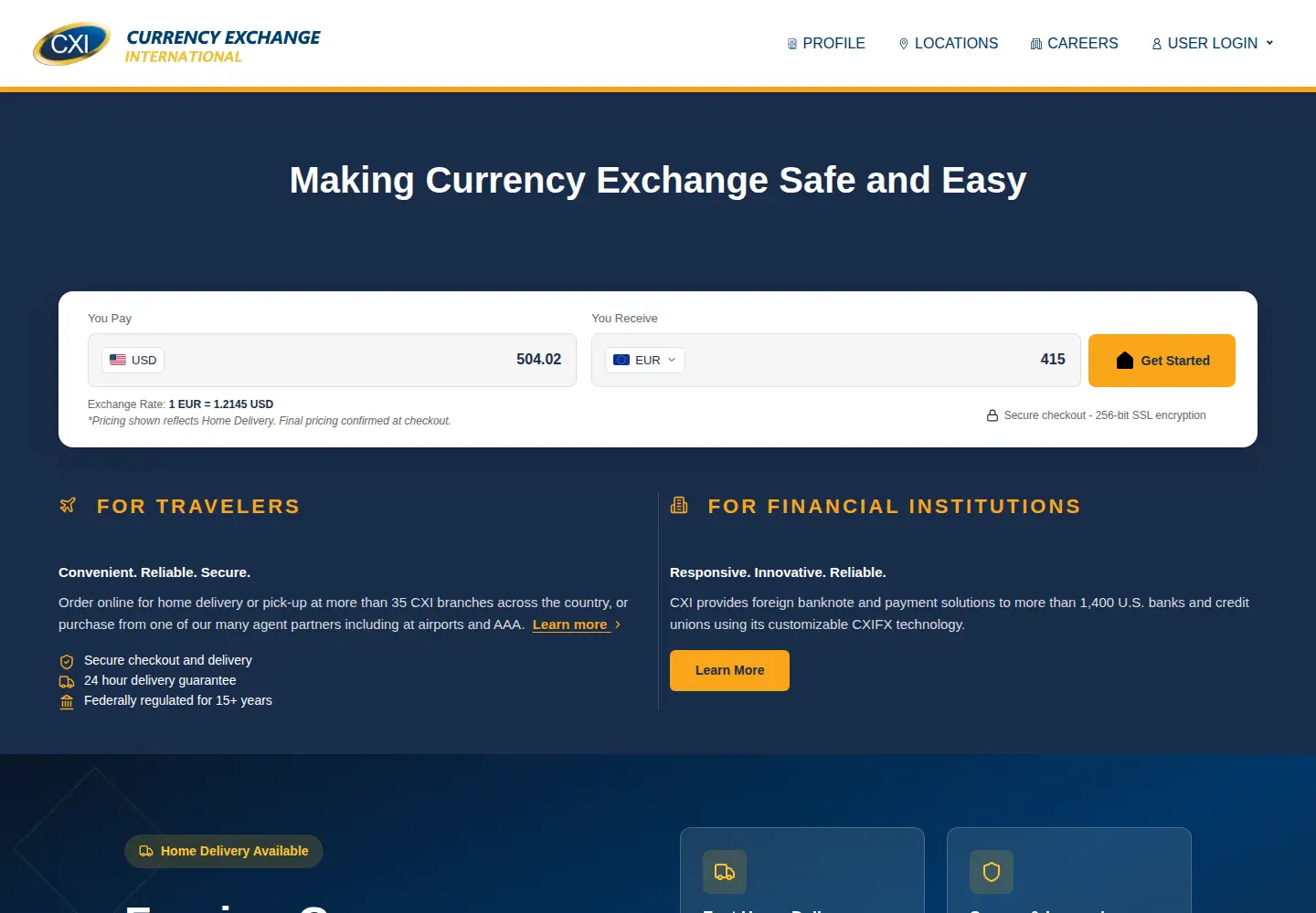 Screenshot of ceifx.com