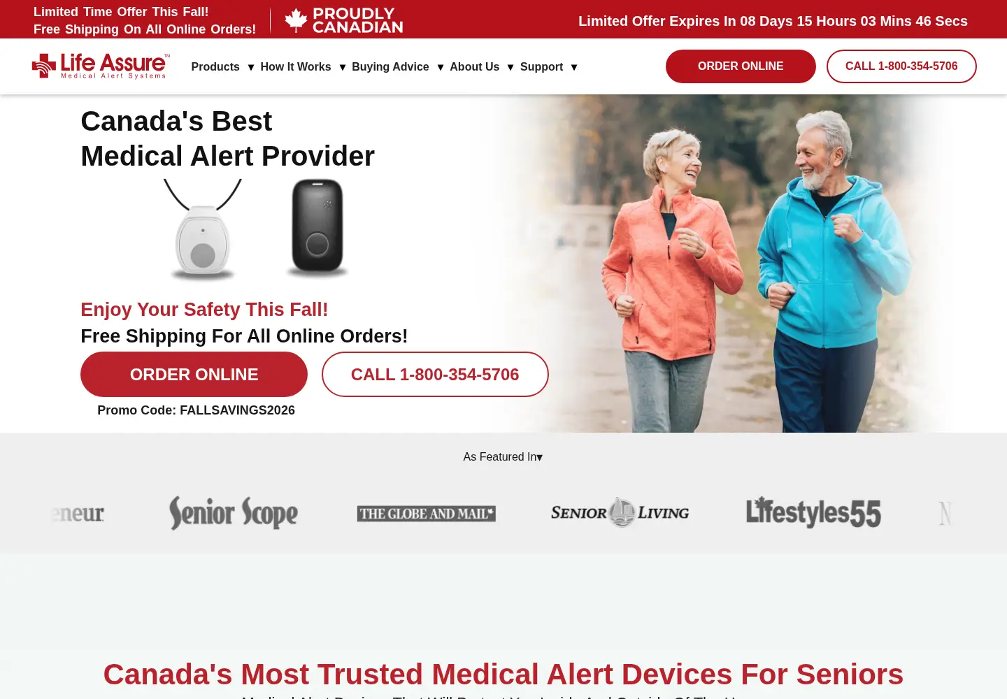 Screenshot of lifeassure.com