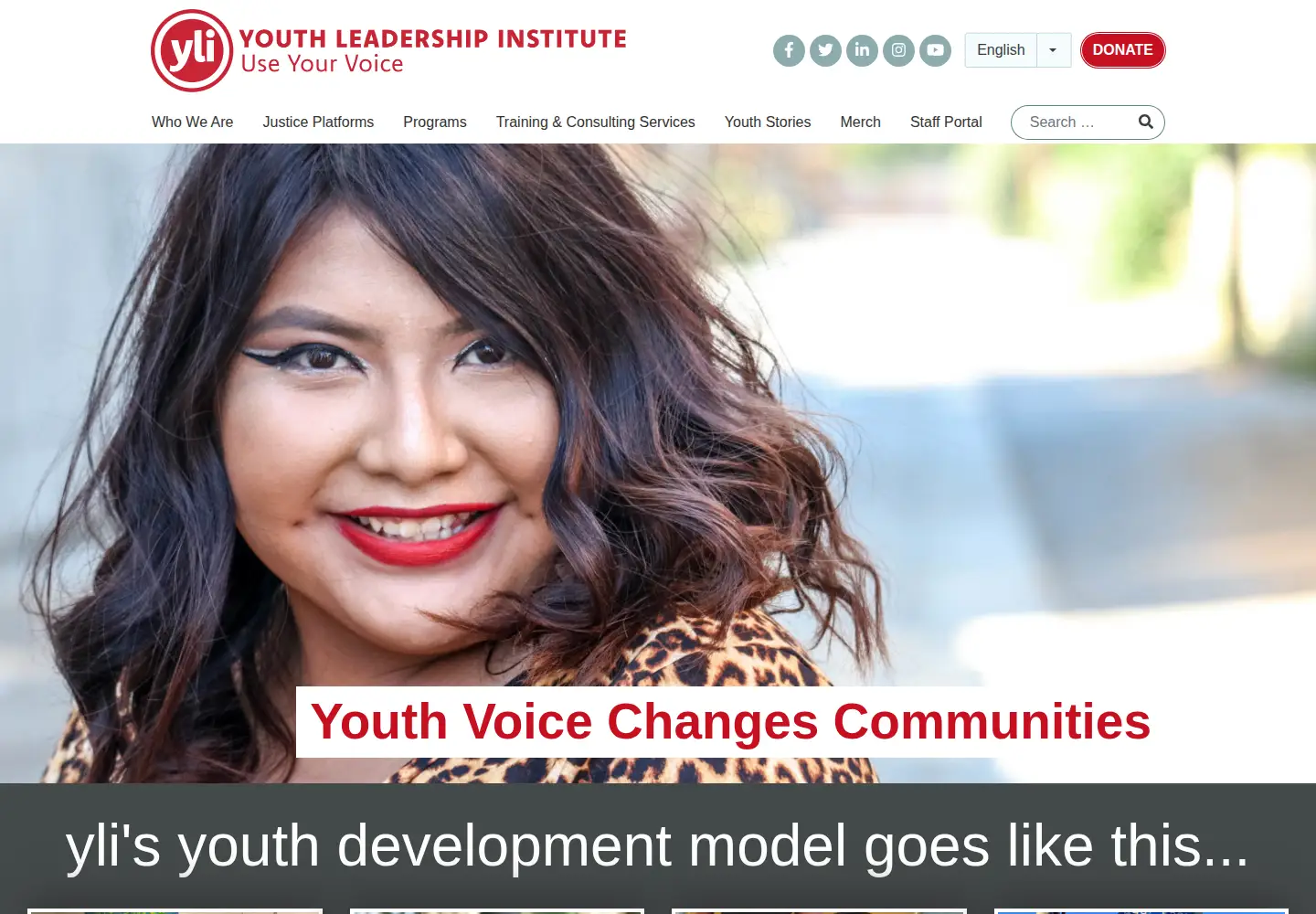 Screenshot of yli.org