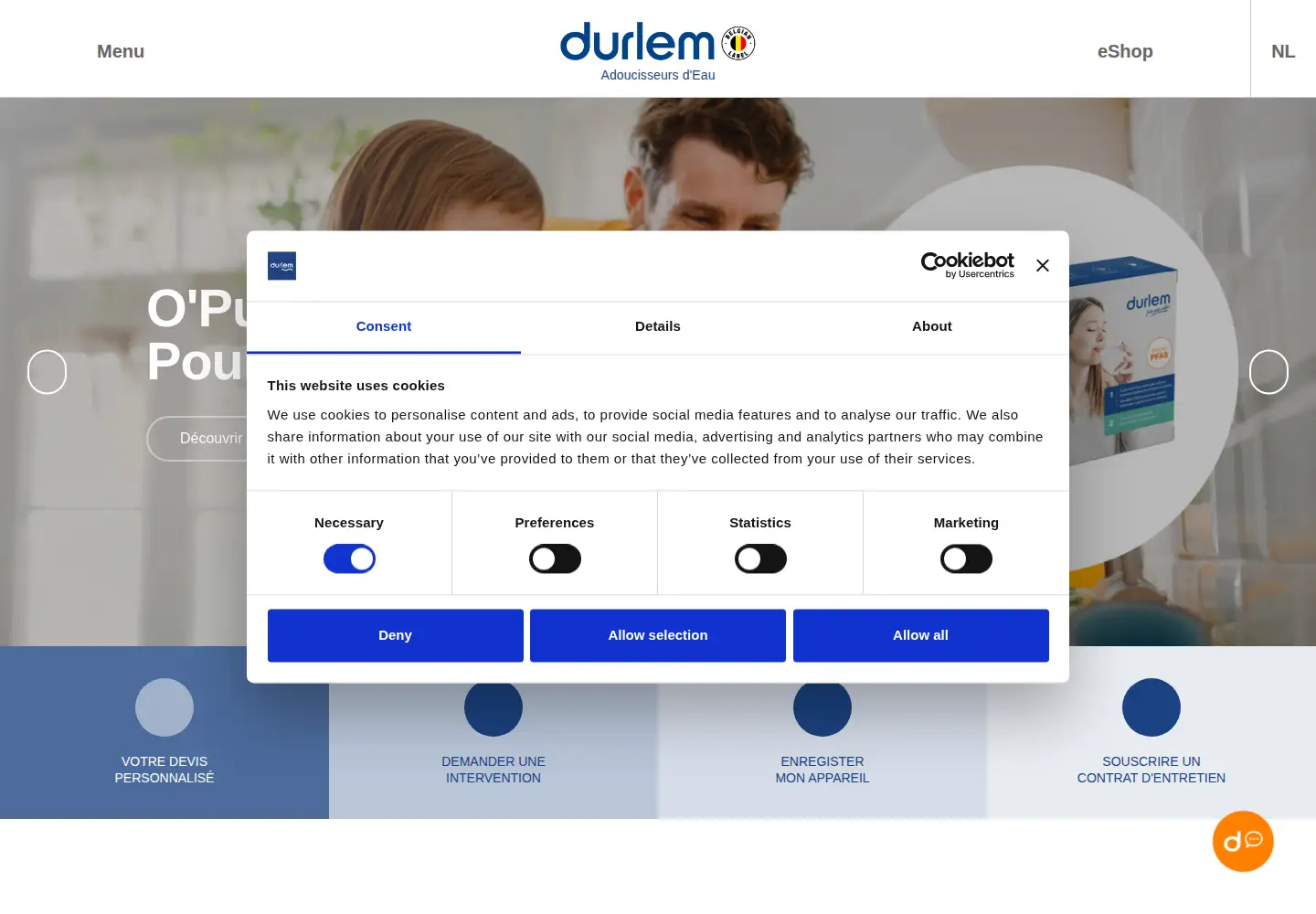 Screenshot of durlem.be