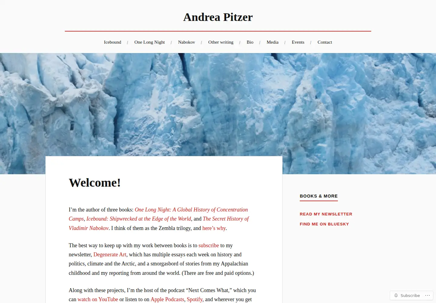 Screenshot of andreapitzer.com