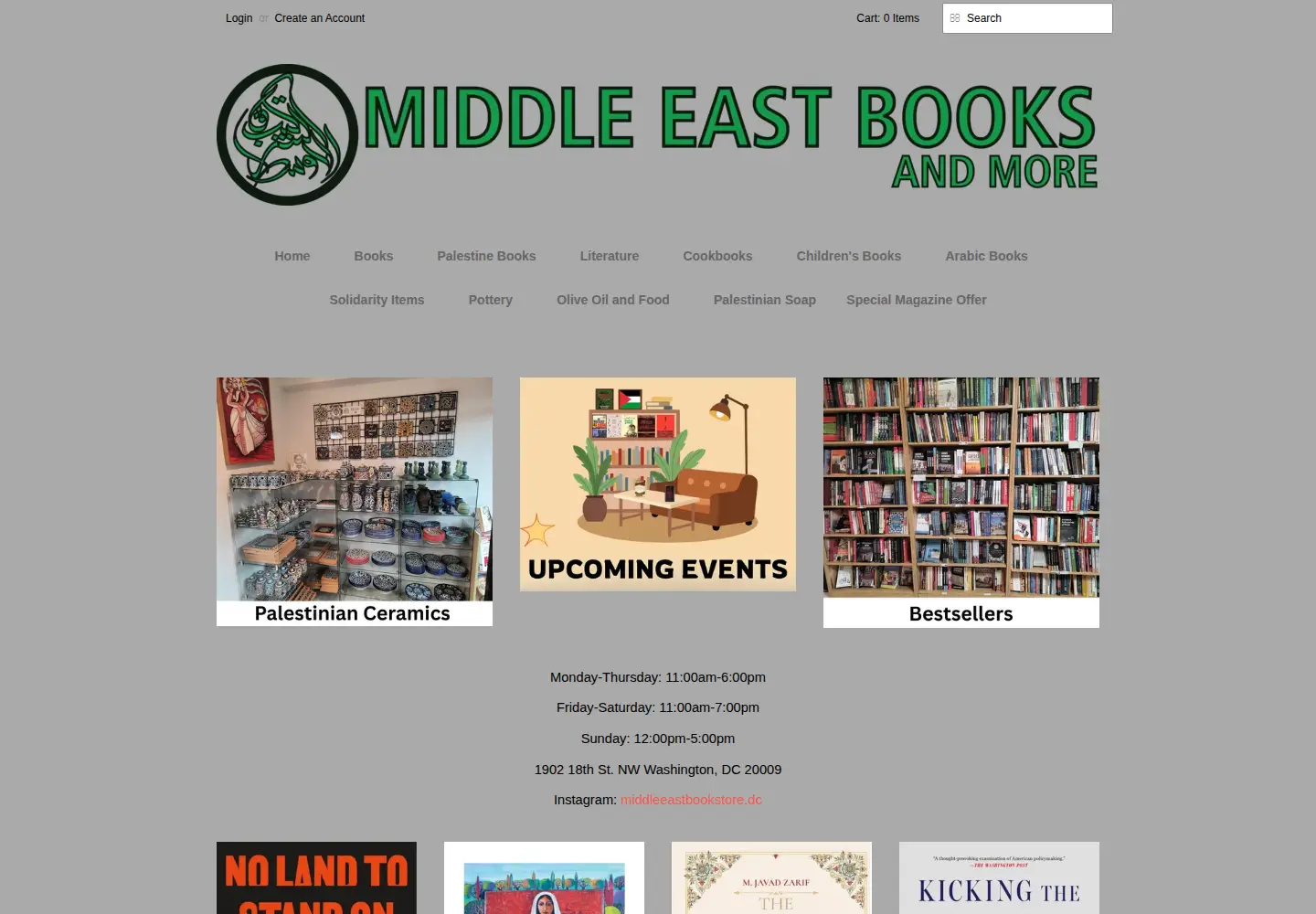 Screenshot of middleeastbooks.com