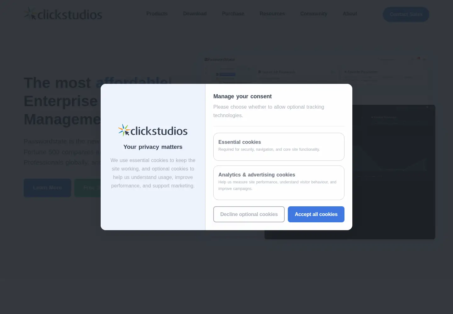 Screenshot of clickstudios.com.au