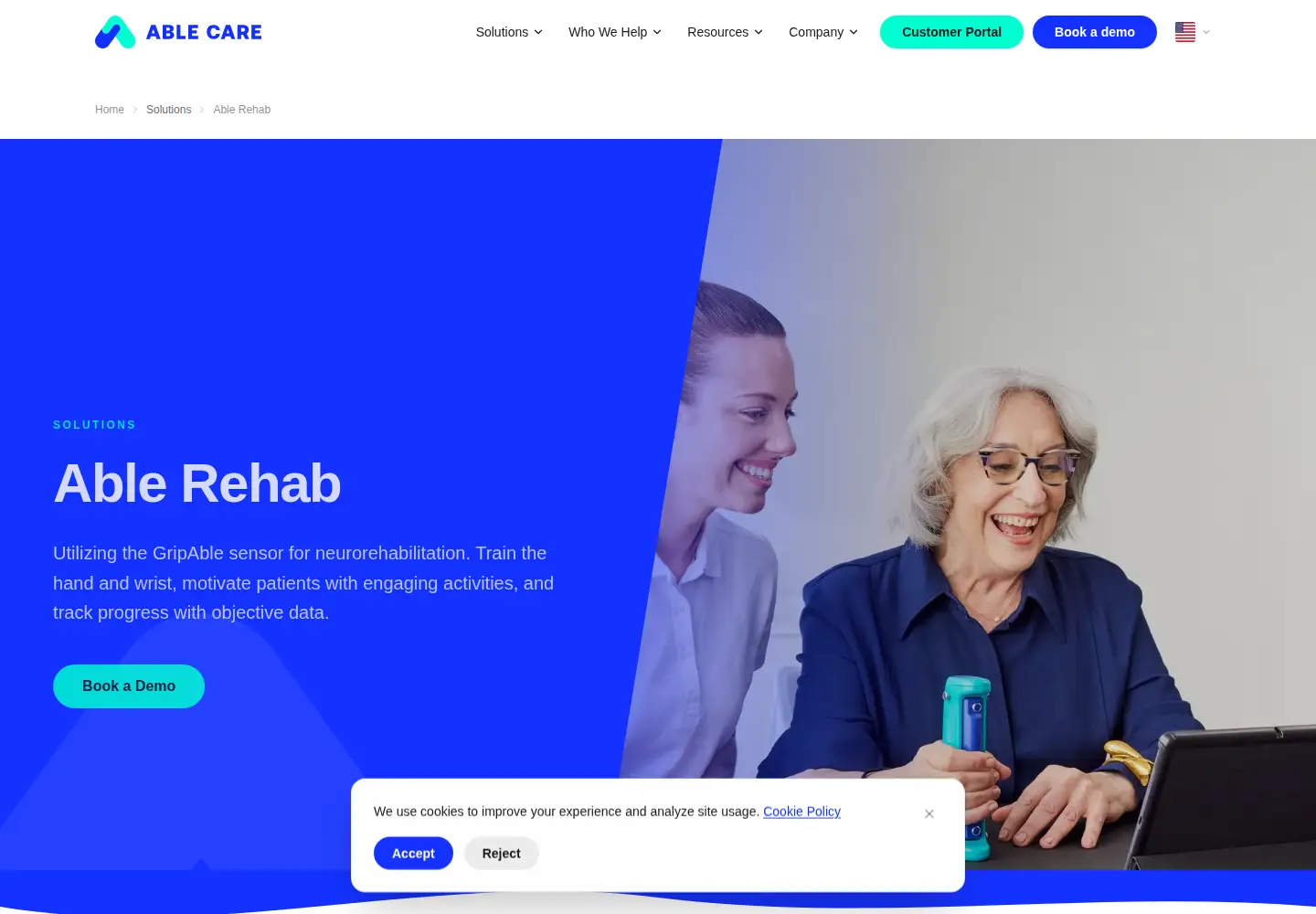 Screenshot of gripable.co