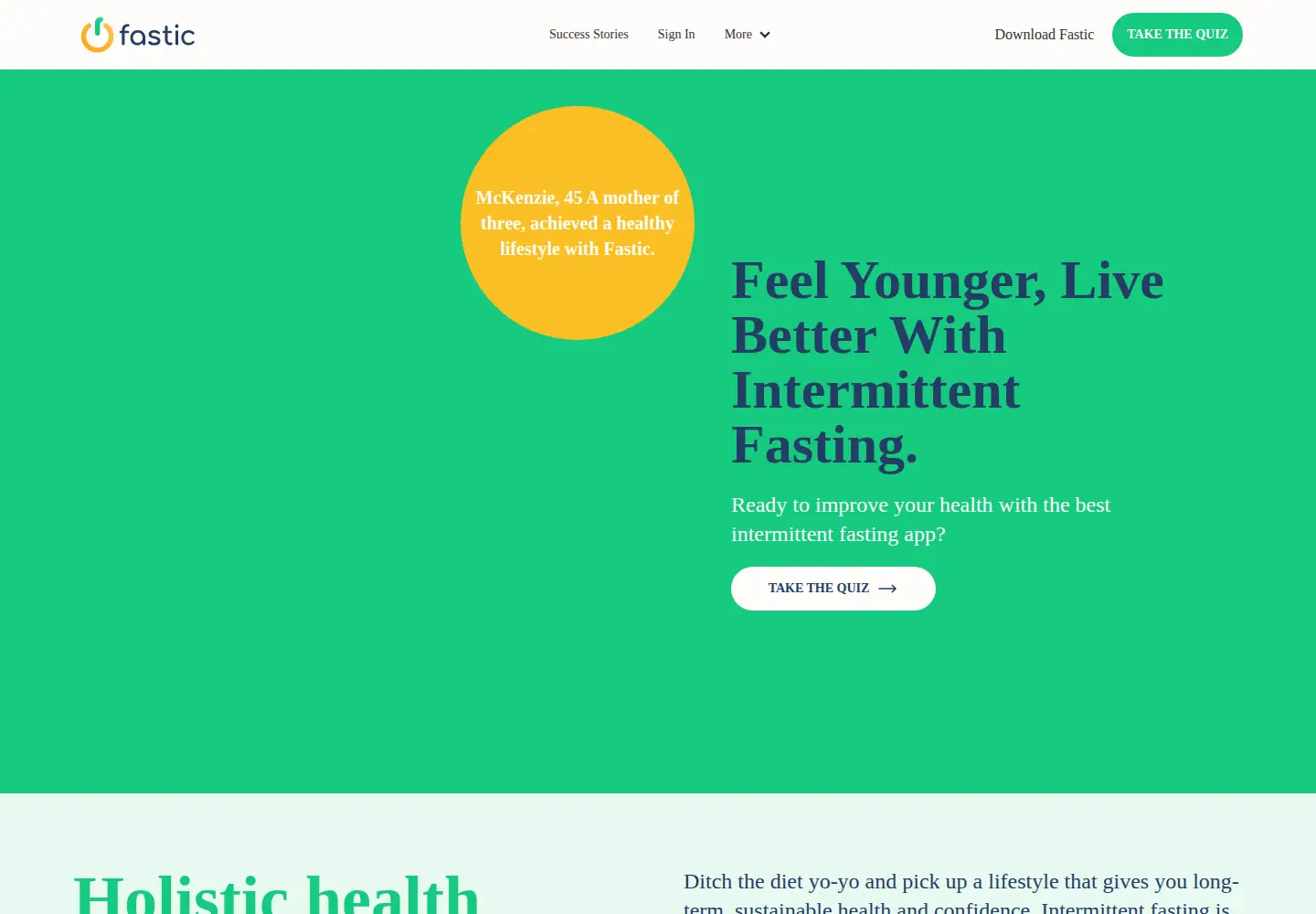 Screenshot of fastic.com