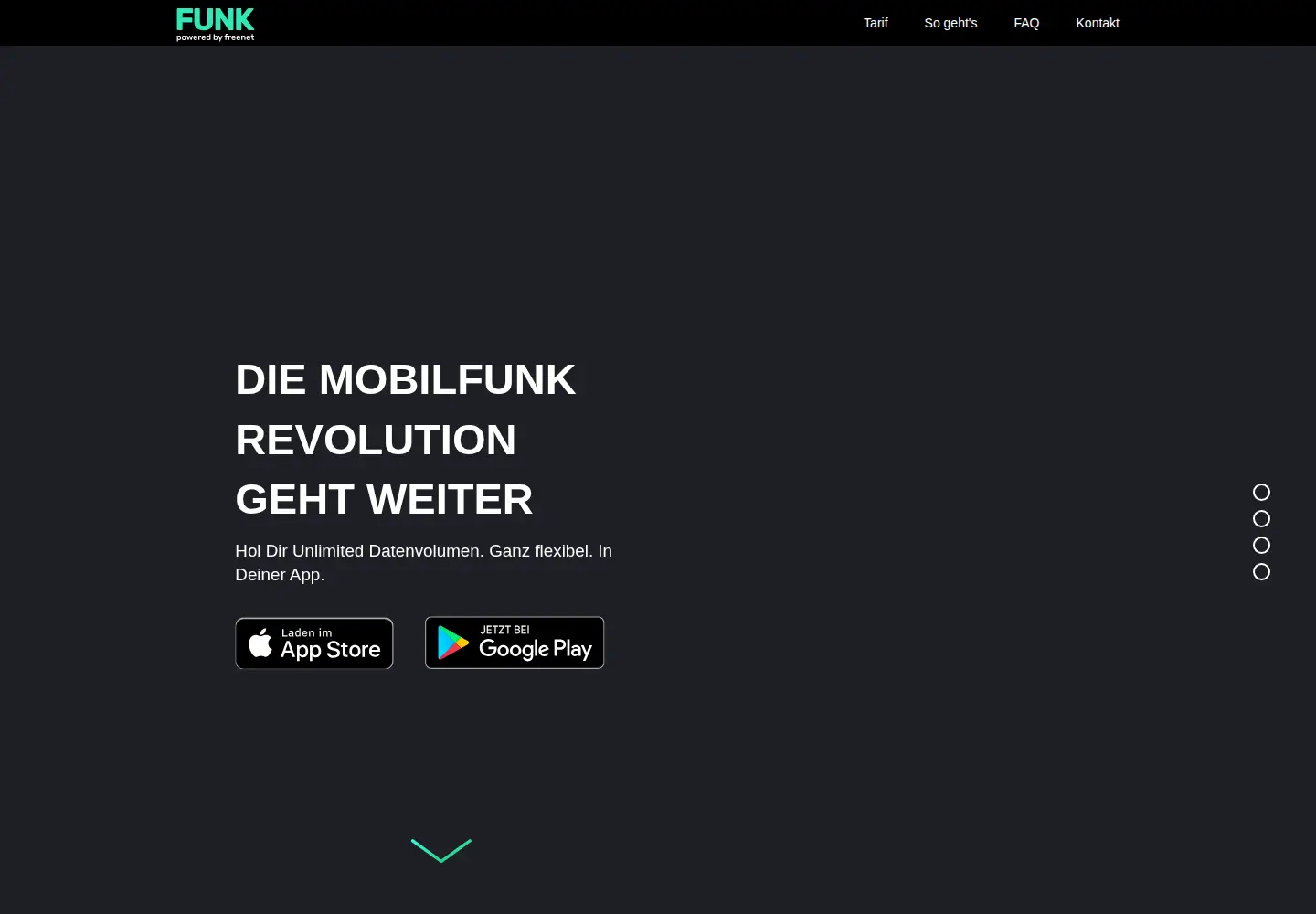 Screenshot of freenet-funk.de