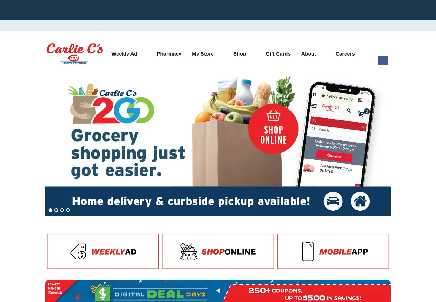 Screenshot of carliecs.com