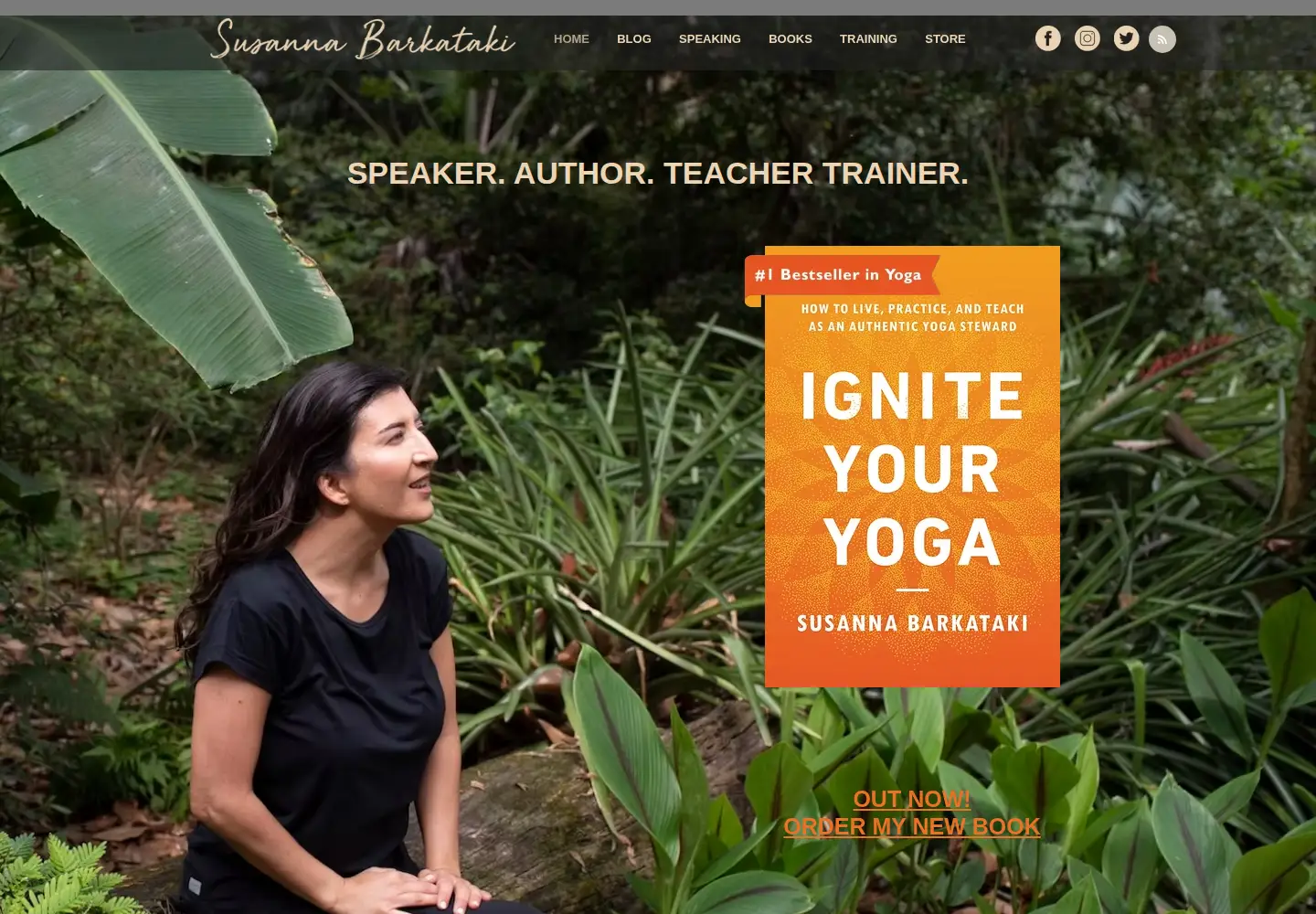 Screenshot of susannabarkataki.com