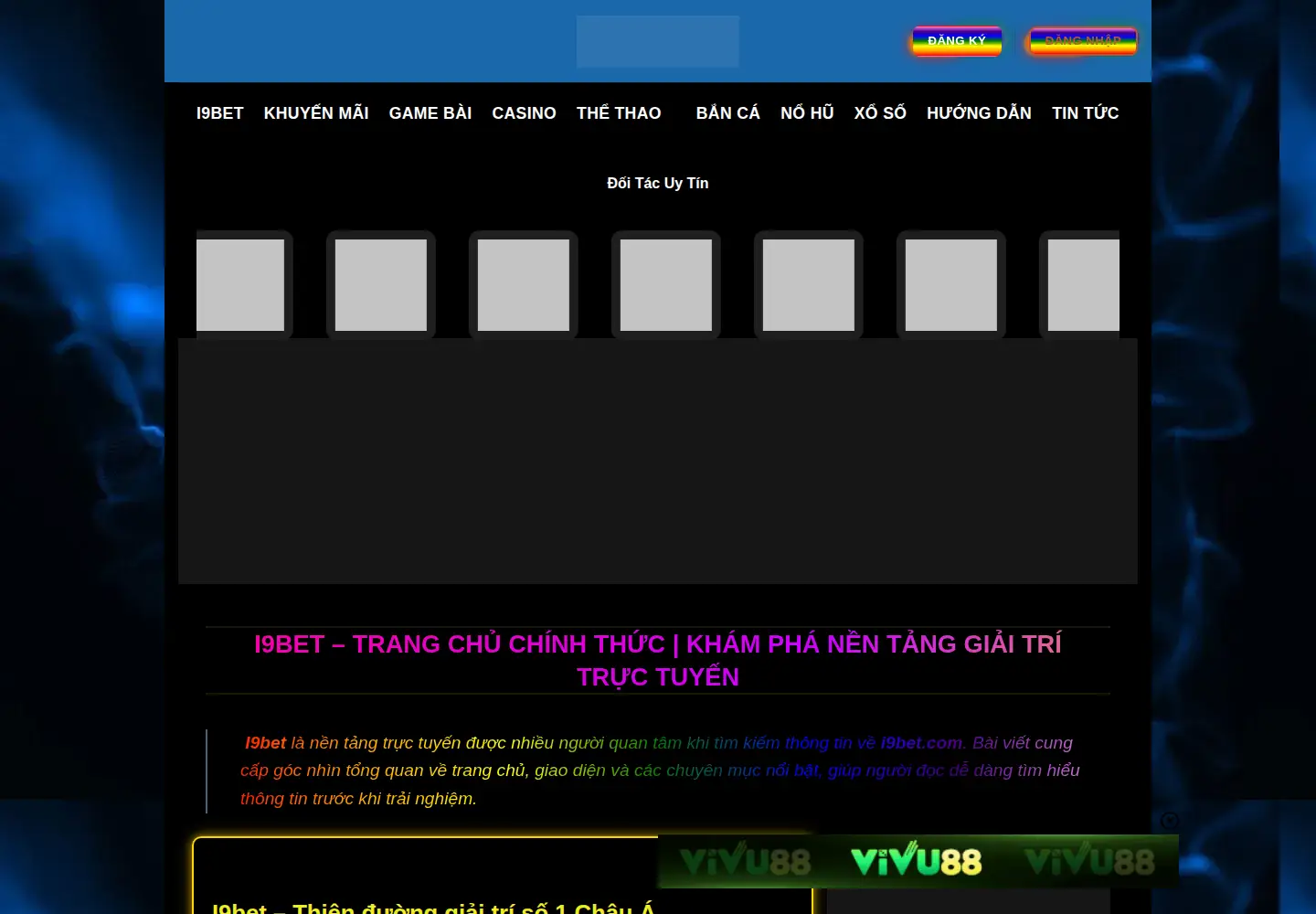 Screenshot of i9betvn.cfd