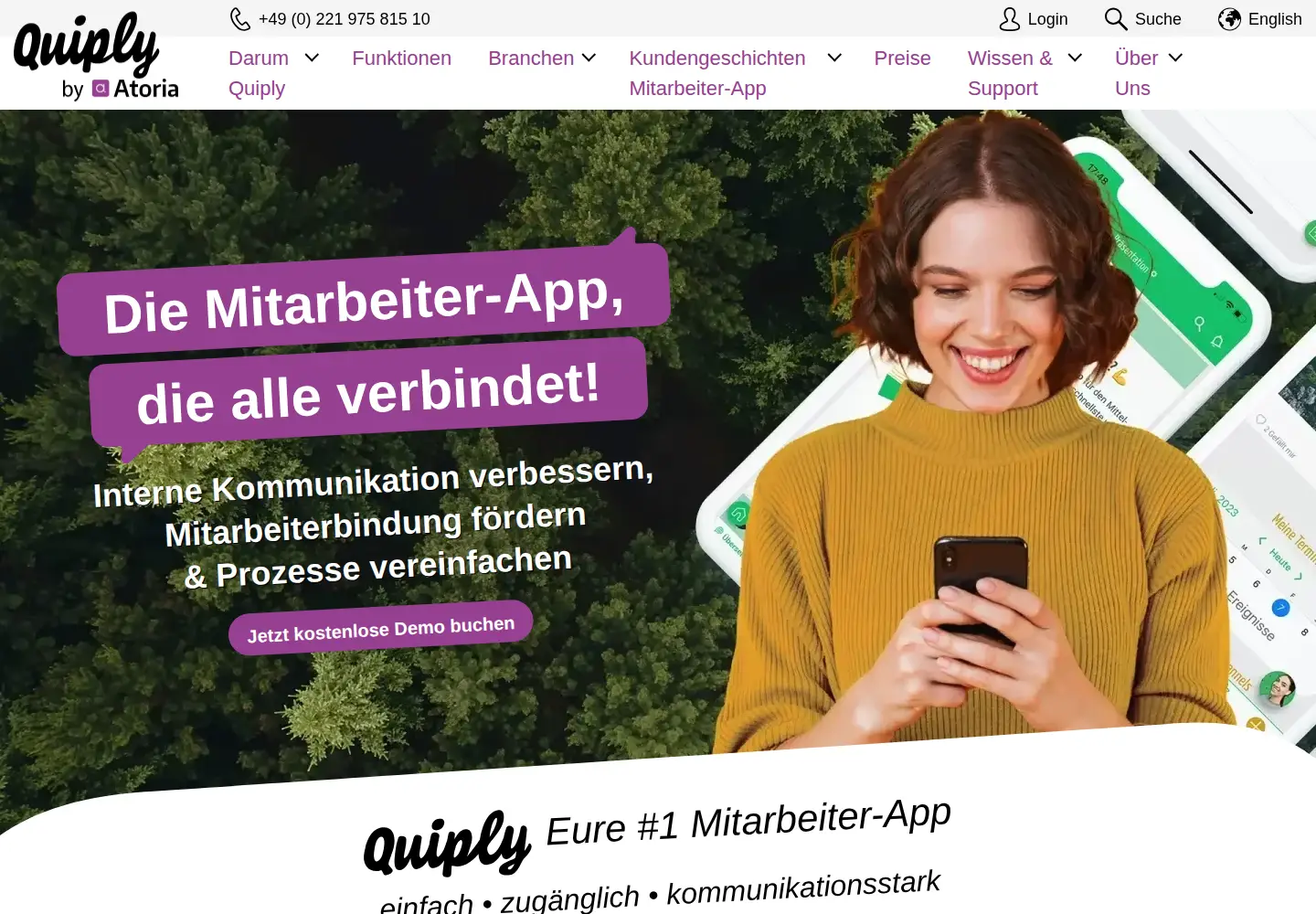 Screenshot of quiply.com