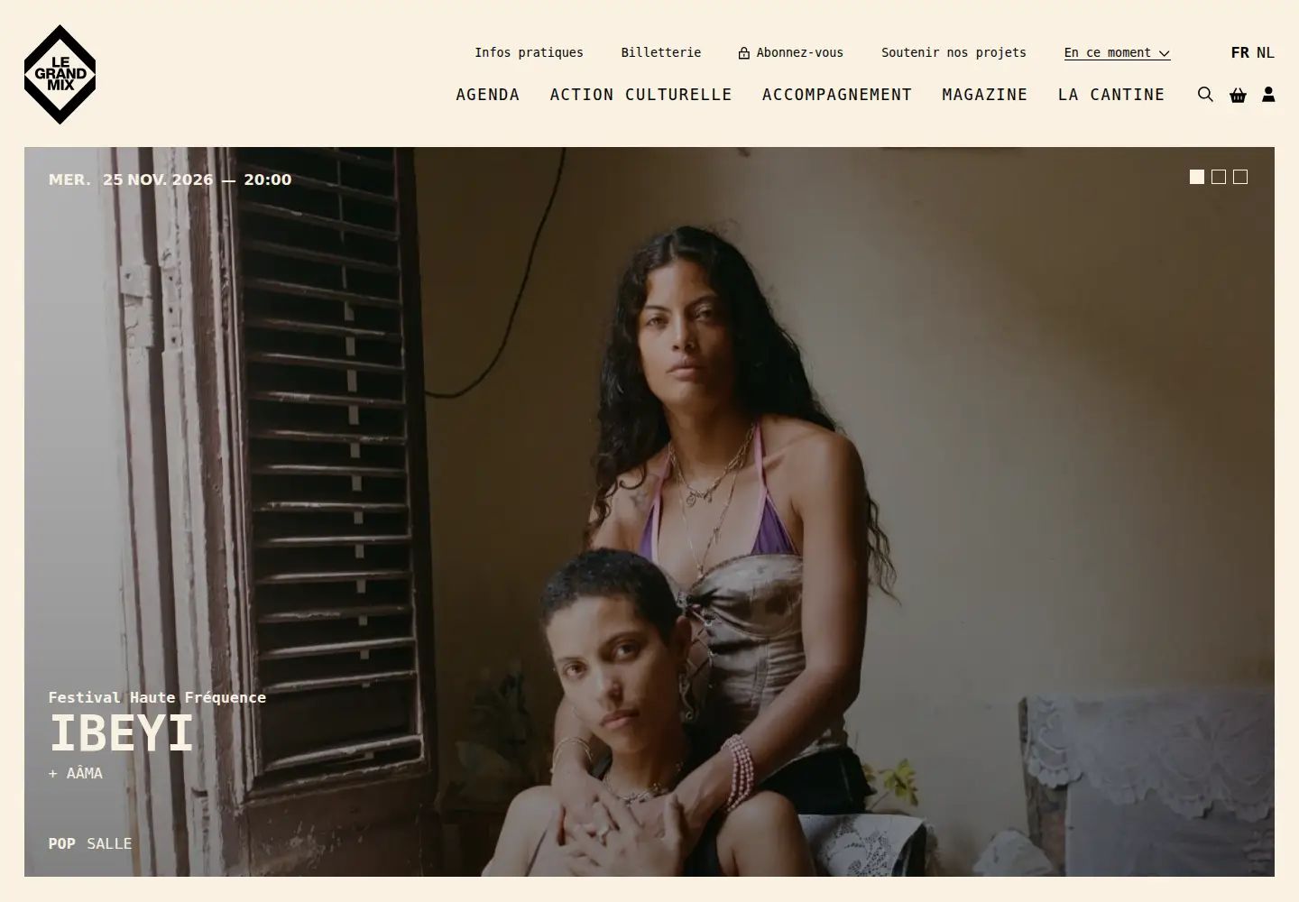 Screenshot of legrandmix.com