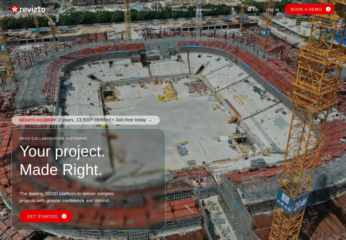 Screenshot of revizto.com