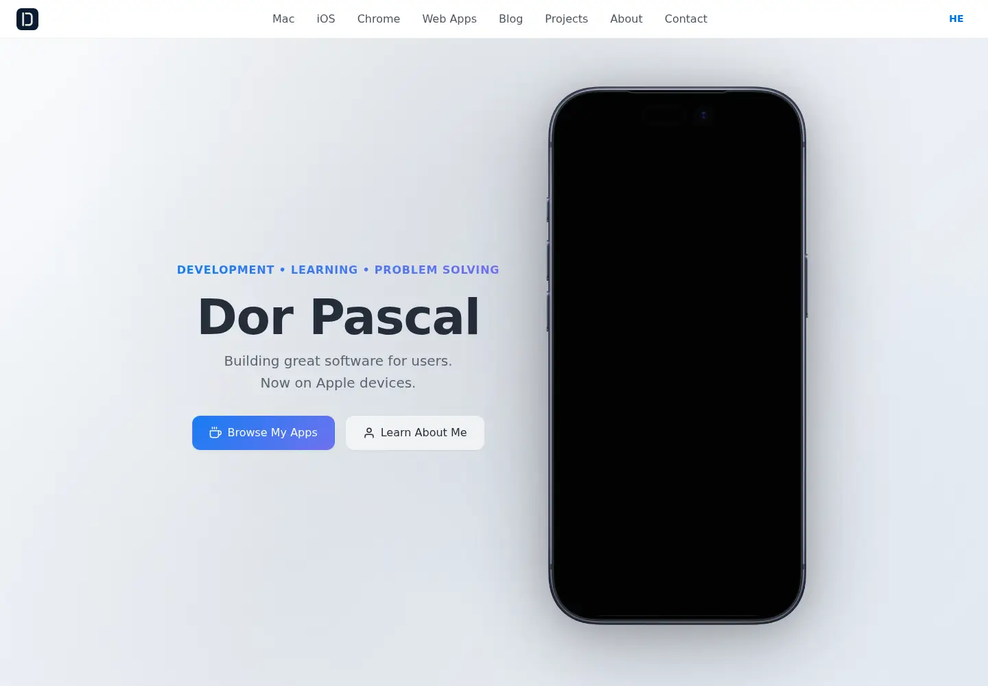 Screenshot of dorpascal.com