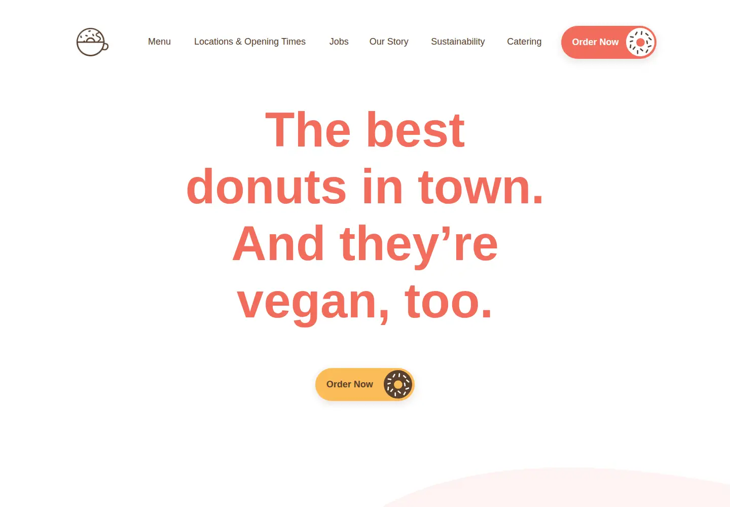 Screenshot of brammibalsdonuts.com