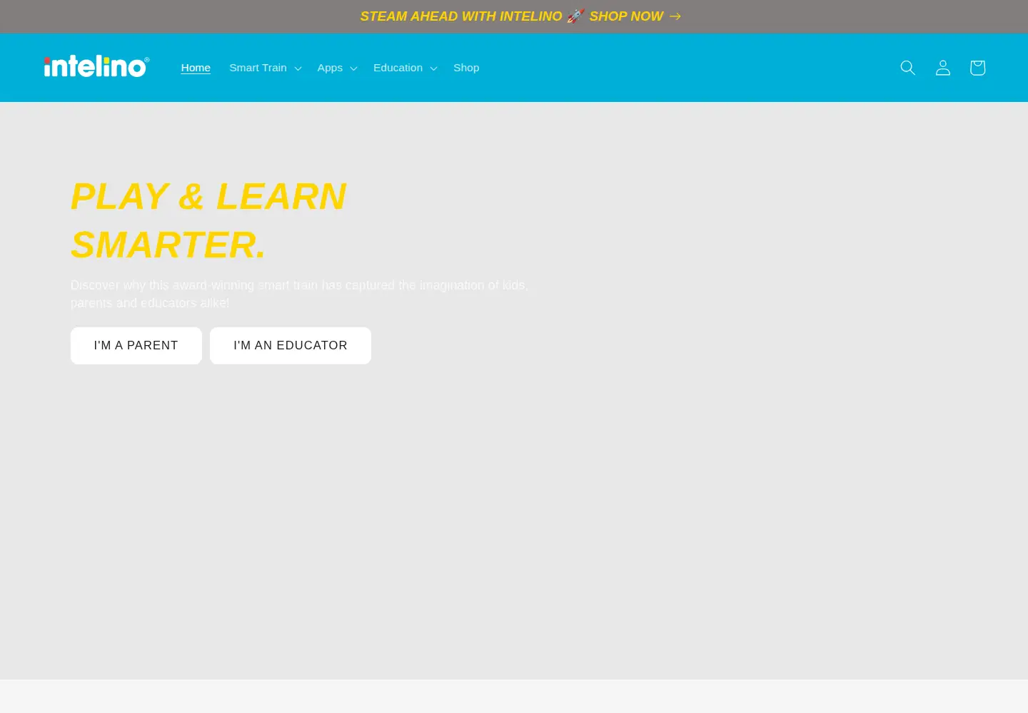 Screenshot of intelino.com