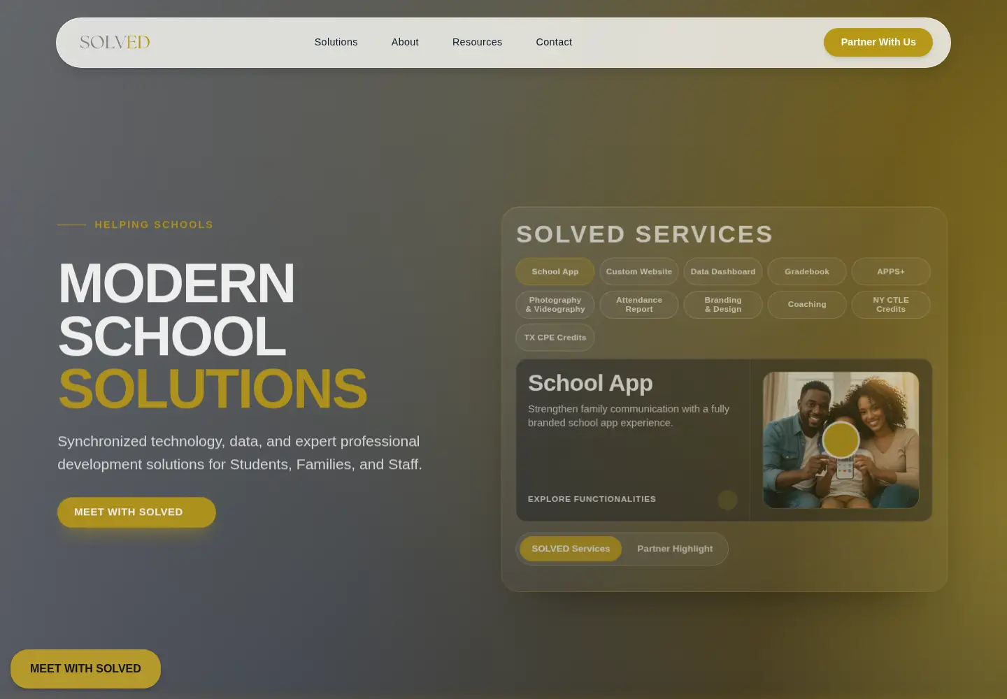 Screenshot of solvedconsulting.com