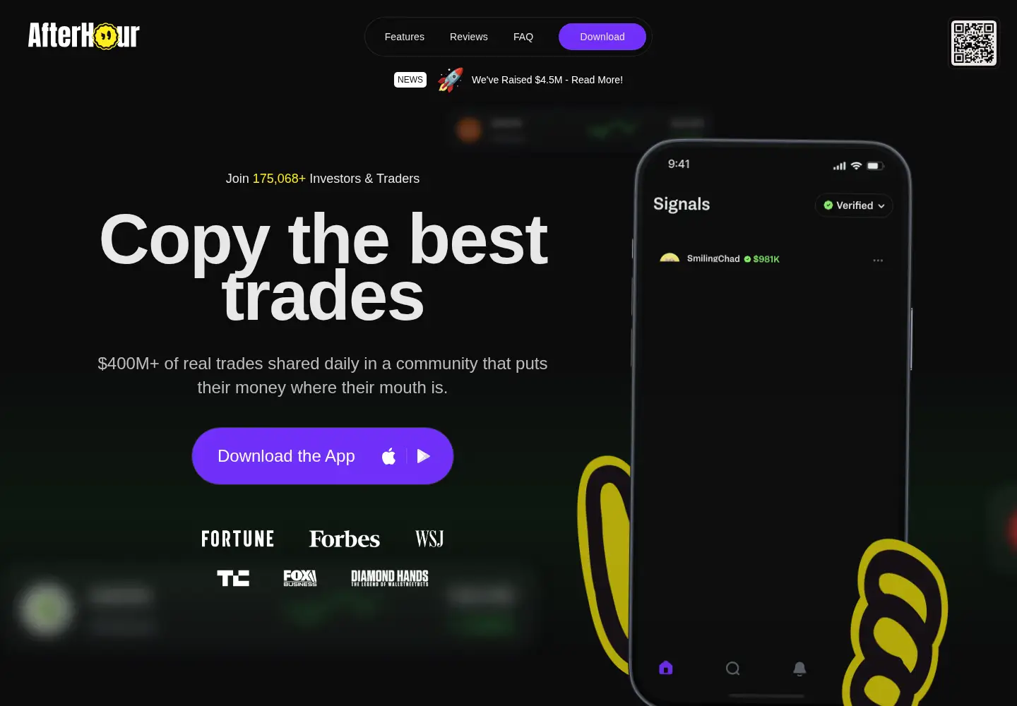 Screenshot of afterhour.com
