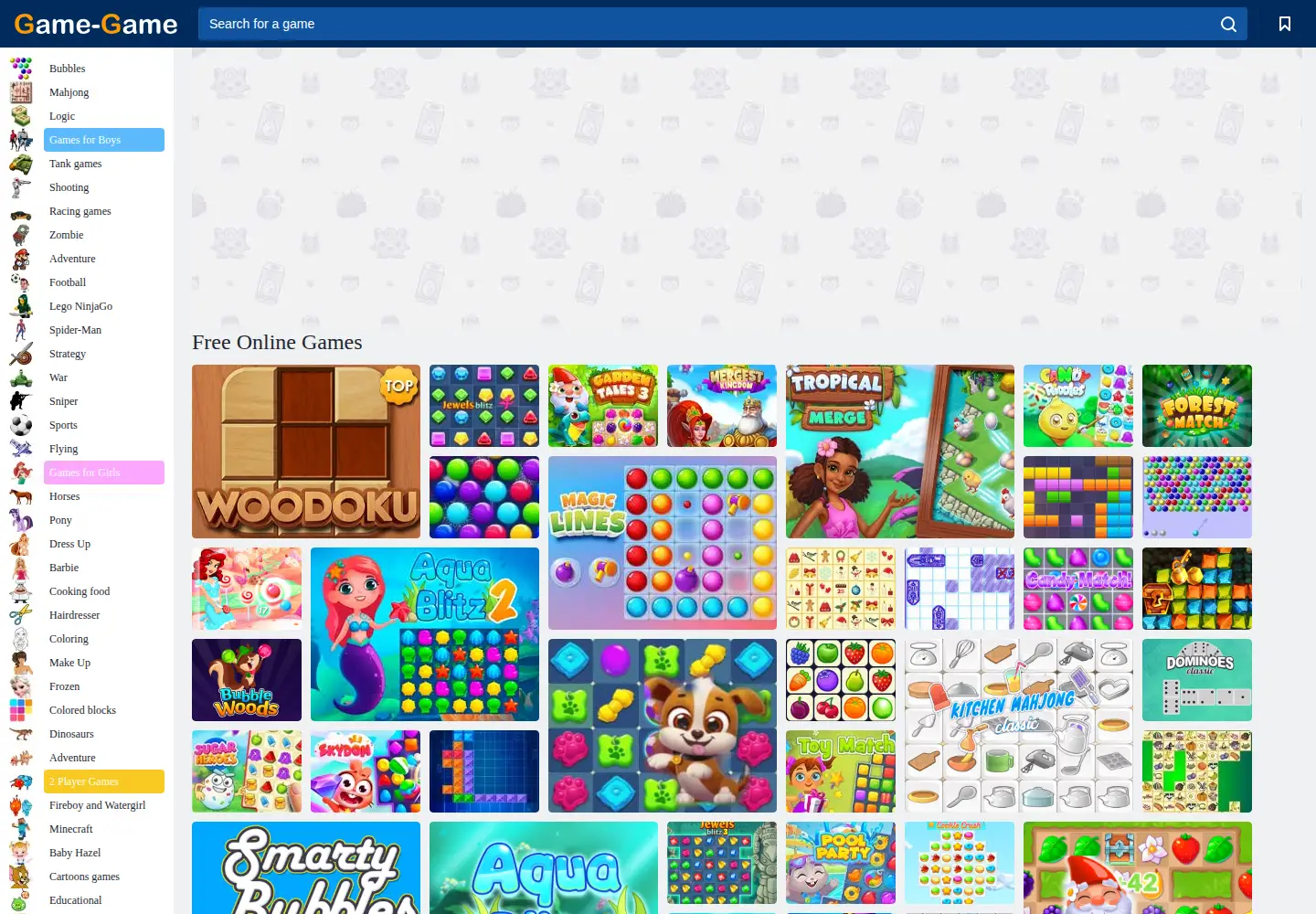Screenshot of game-game.com