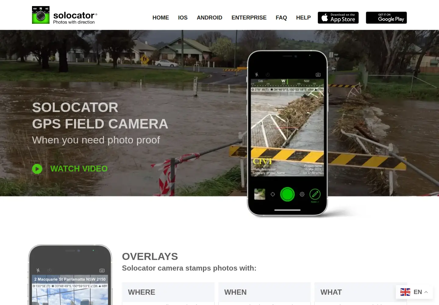 Screenshot of solocator.com