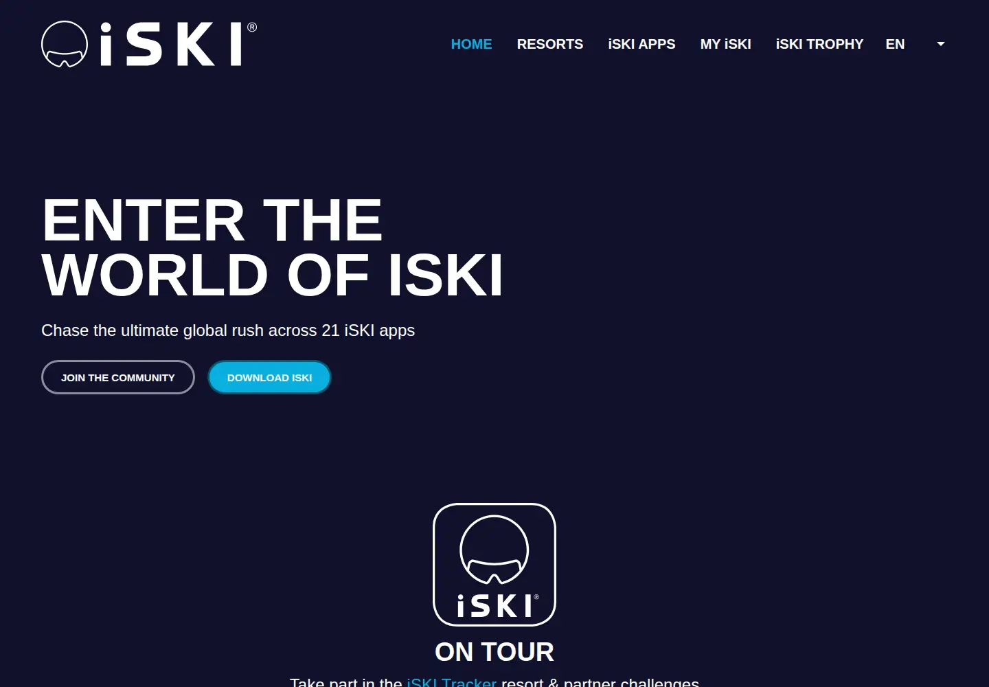 Captured homepage of iski.cc in the current scan