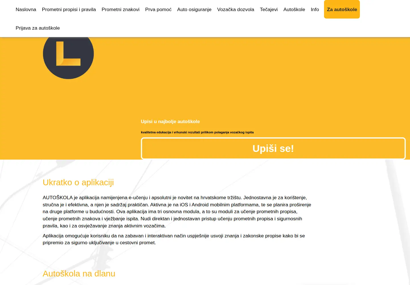 Screenshot of autoskola-ispiti.com