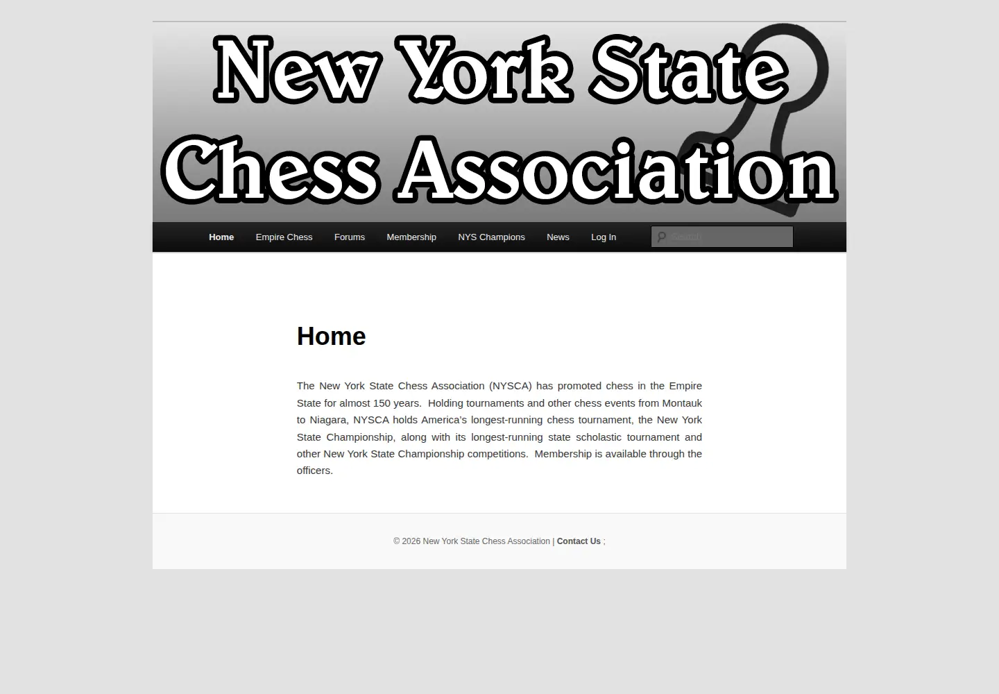 Screenshot of nysca.net