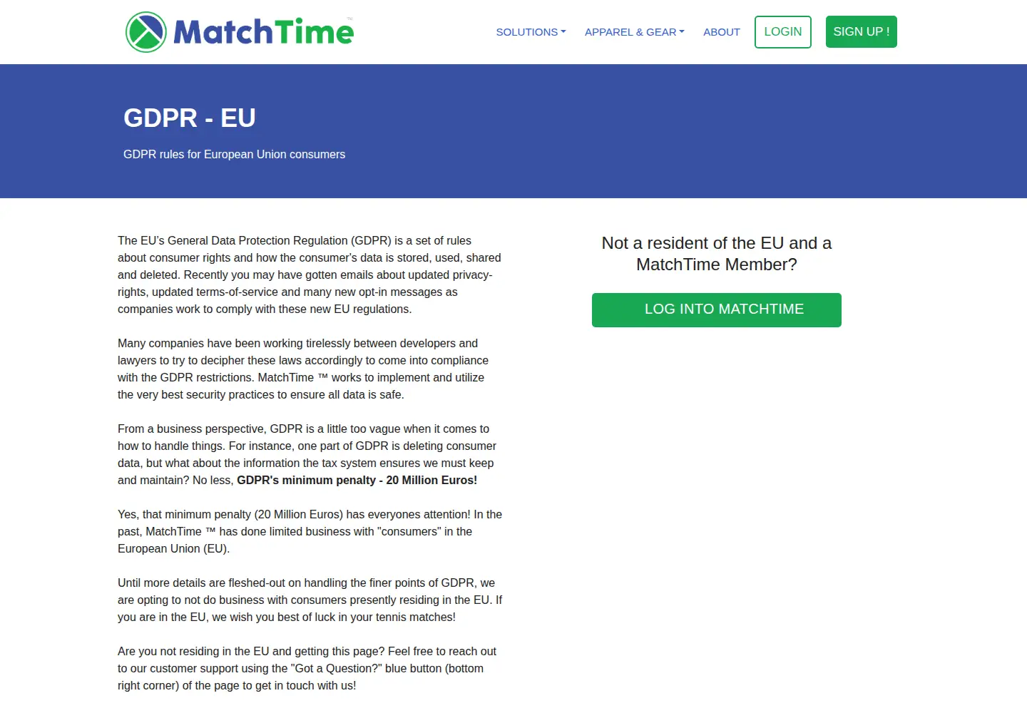 Captured homepage of matchtime.com in the current scan