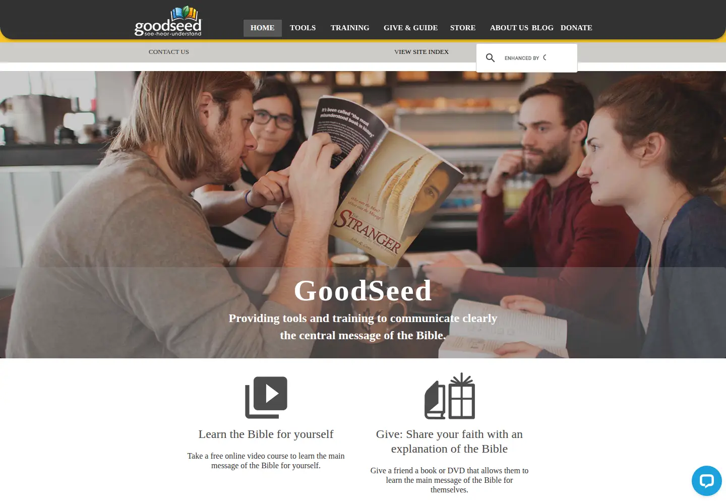 Screenshot of goodseed.com